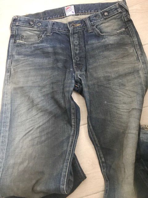 Prps PRPS Barracuda Straight Cut Stone Washed Deep Blue Jeans | Grailed