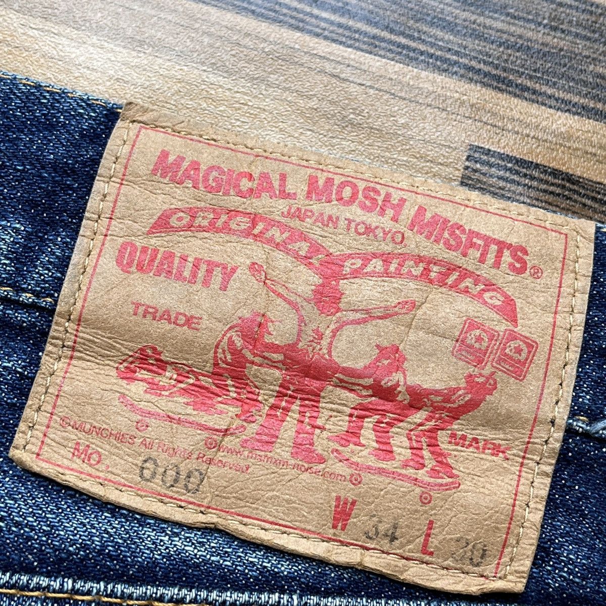 Misfits Rare Magical Mosh Misfit Very Rare Denim Made In Japan Size US 32 / EU 48 - 18 Thumbnail