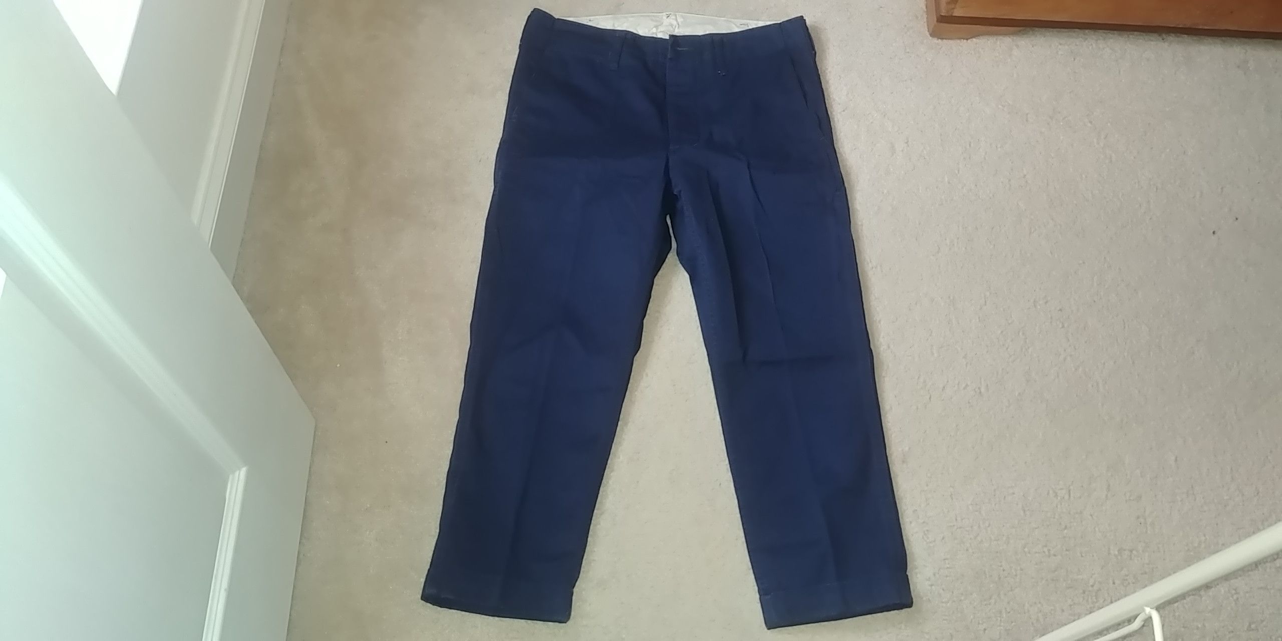 Visvim Higher-Water Chino Navy 1 S 2013 UWOT Size US 30 / EU 46 - 1 Thumbnail