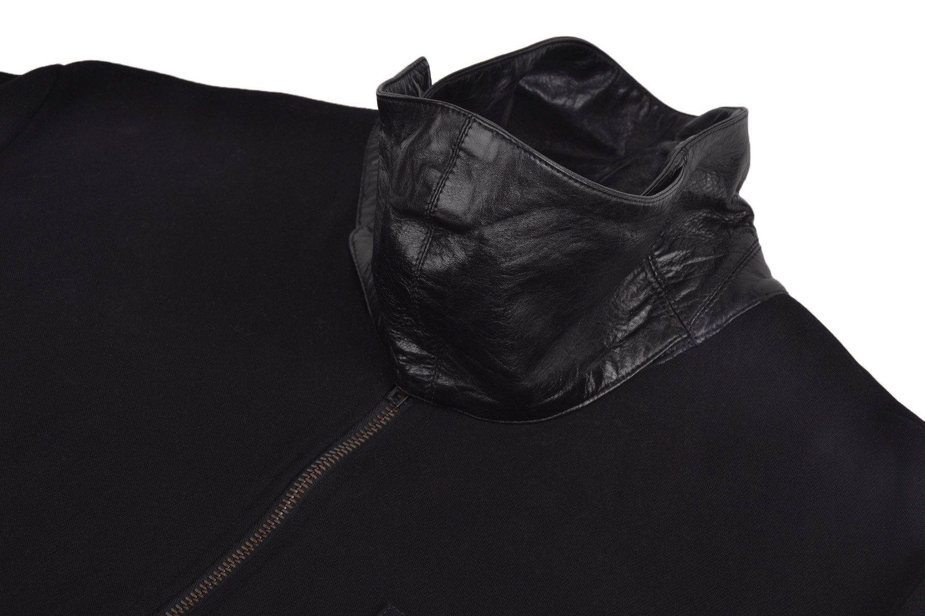 Helmut Lang 2001 A/W JACKET WITH LEATHER COLLAR AND FACE