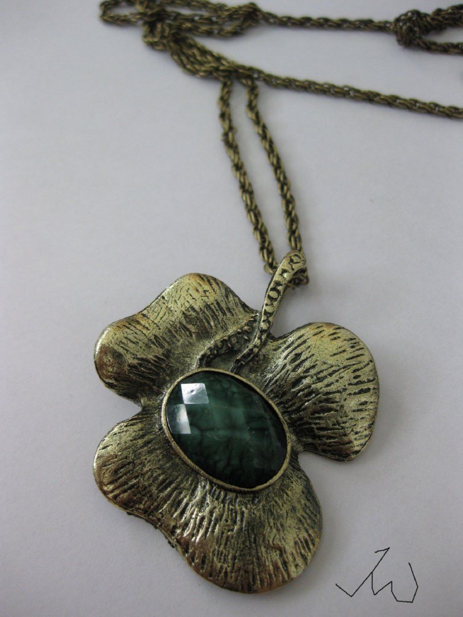 Lucky Clover Pendant Chain Necklace