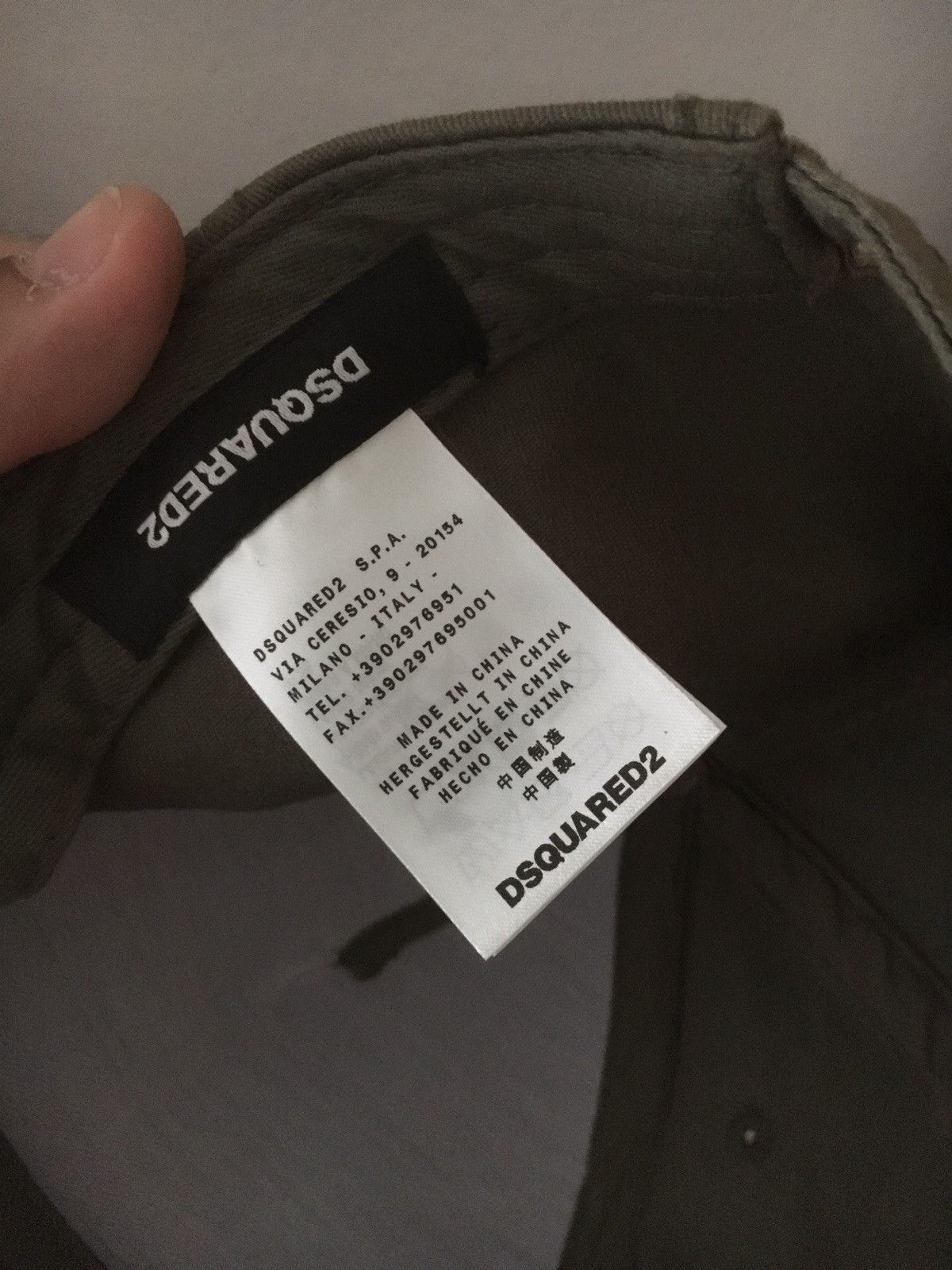 Dsquared2 Dsquared Fuck It Green Cap Size ONE SIZE - 3 Thumbnail
