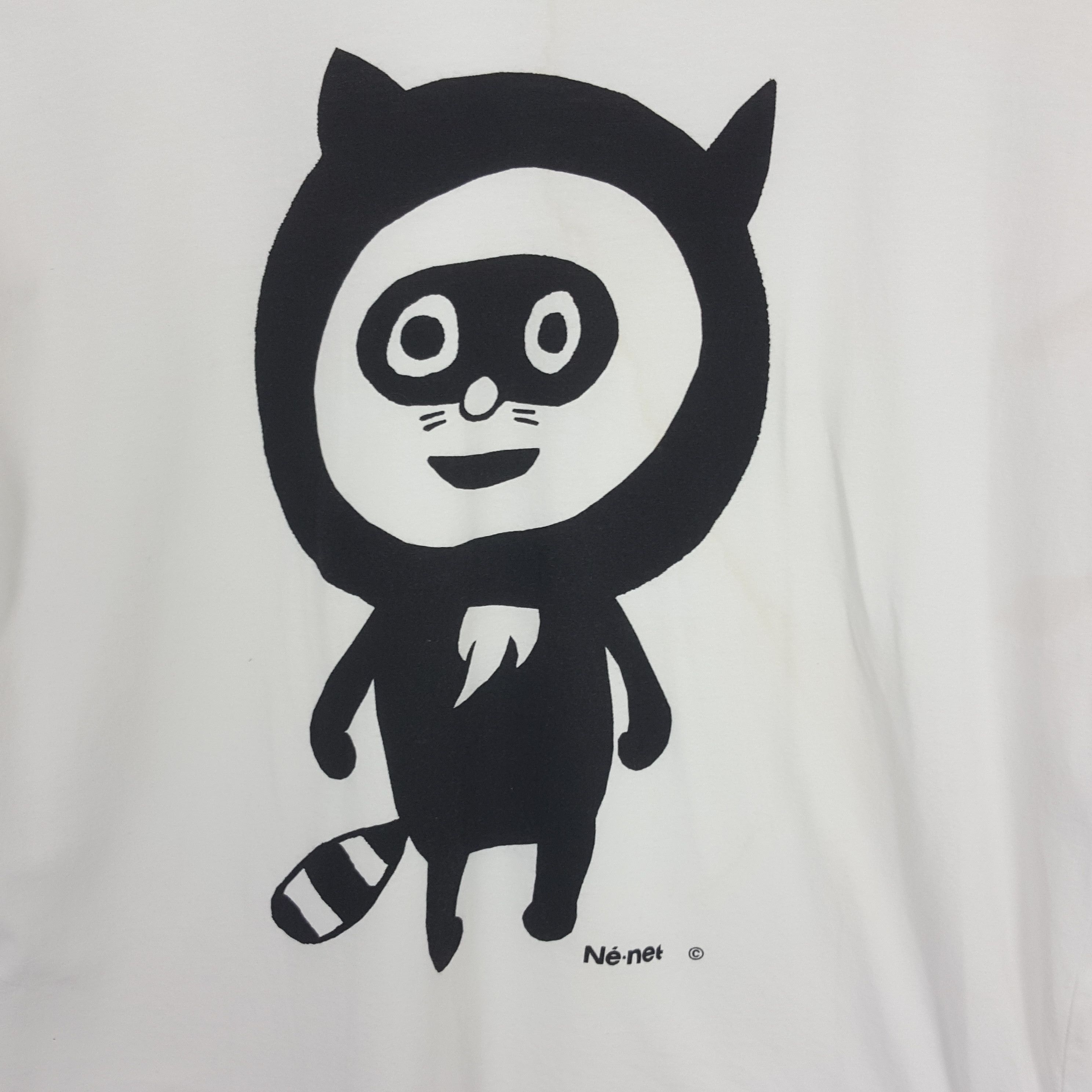 Issey Miyake × Ne-Net × Vintage Vintage Ne-Net Issey Miyake Japanese Brand Big Logo T-Shirt Size US M / EU 48-50 / 2 - 2 Thumbnail