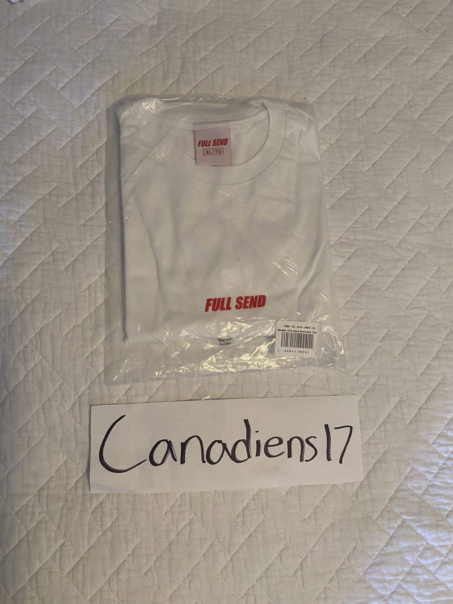 Full Send Full Send Essential Tee *BRAND NEW* Size US XL / EU 56 / 4 - 3 Thumbnail