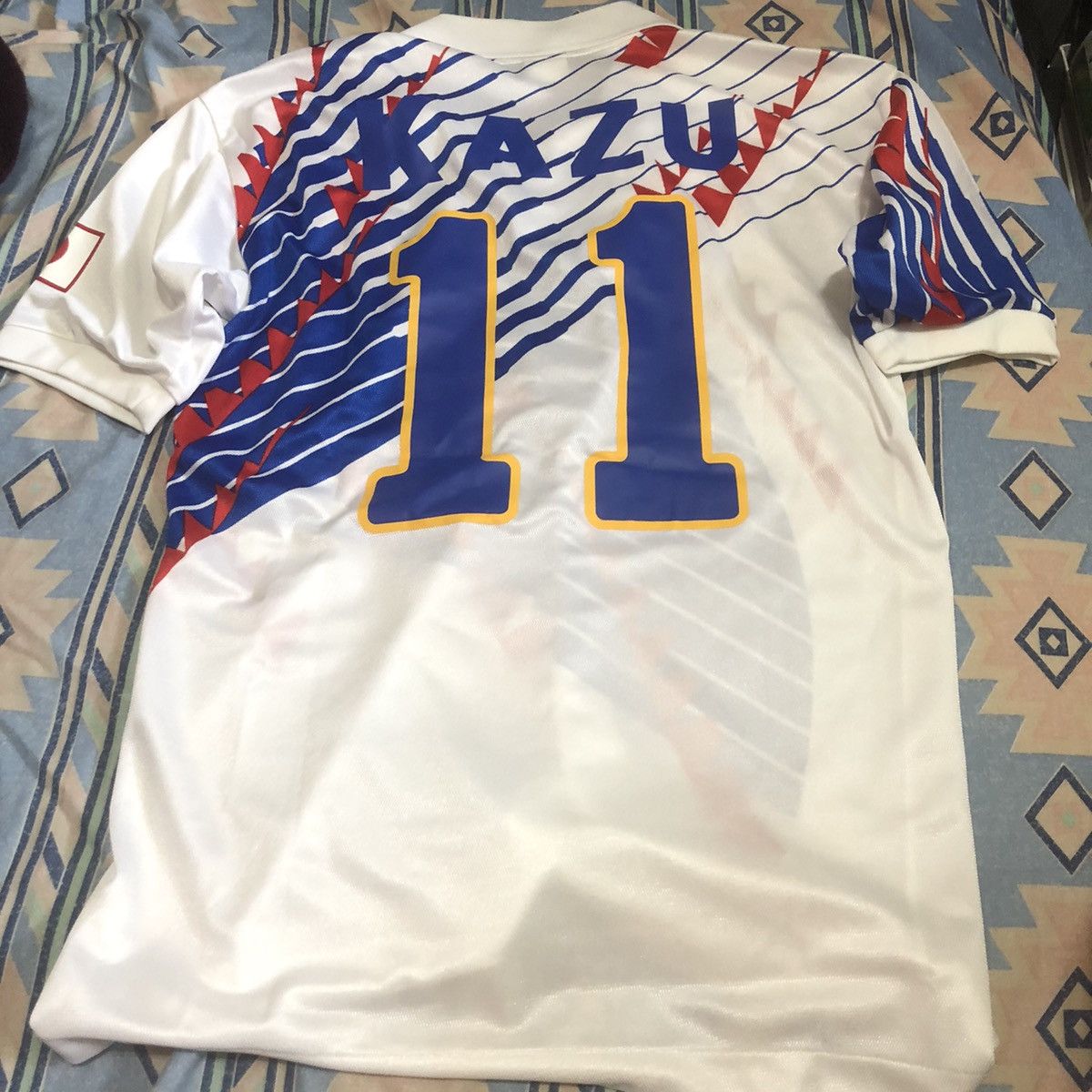 Puma × Vintage Japan 1994 away shirt #11 Kazu | Grailed