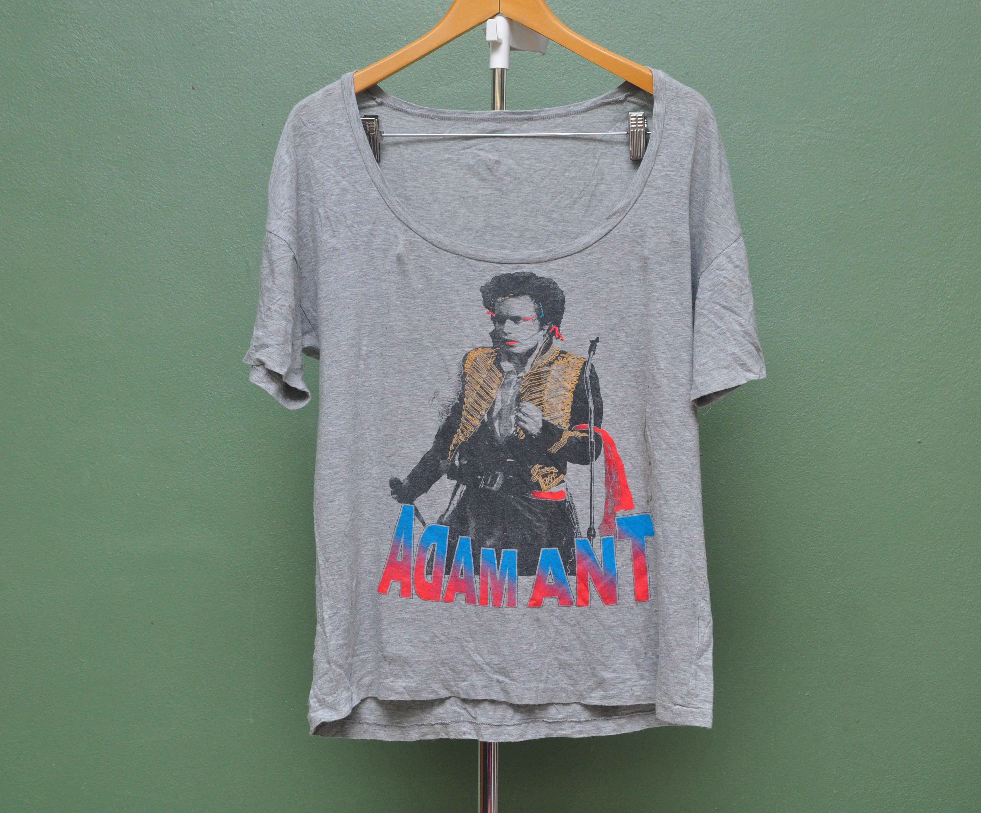 Band Tees × Designer × Japanese Brand Vintage 90s Adam Ant Punk Music Band Shirt Size M / US 6-8 / IT 42-44 - 1 Thumbnail