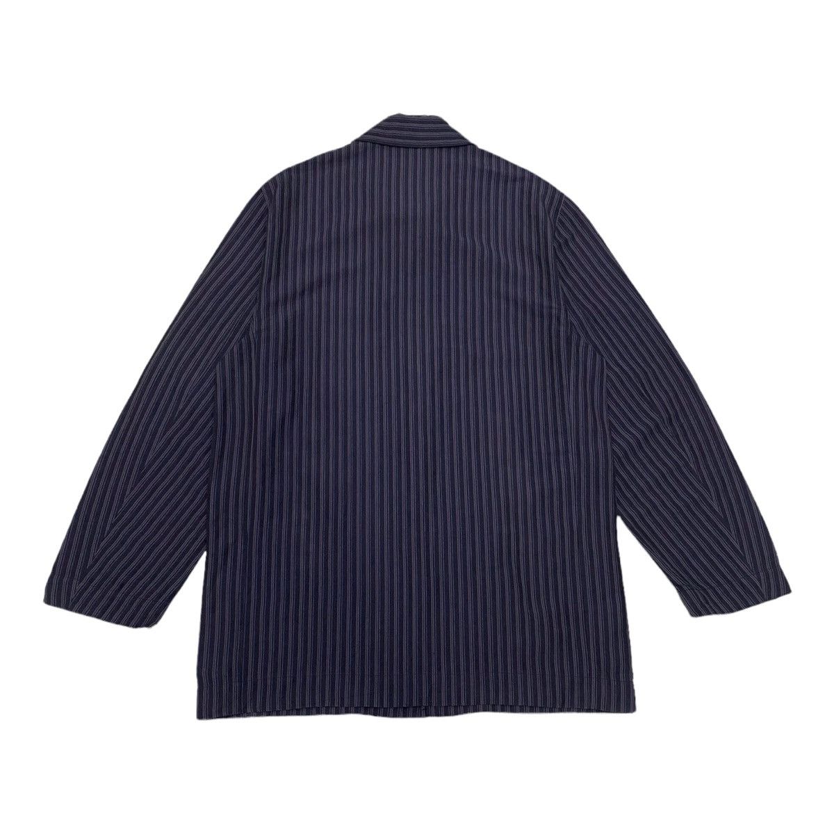 Kenzo GRAIL🔥KENZO HOMME 80s STRIPED BUTTON CHORE JACKET Size US M / EU 48-50 / 2 - 2 Thumbnail