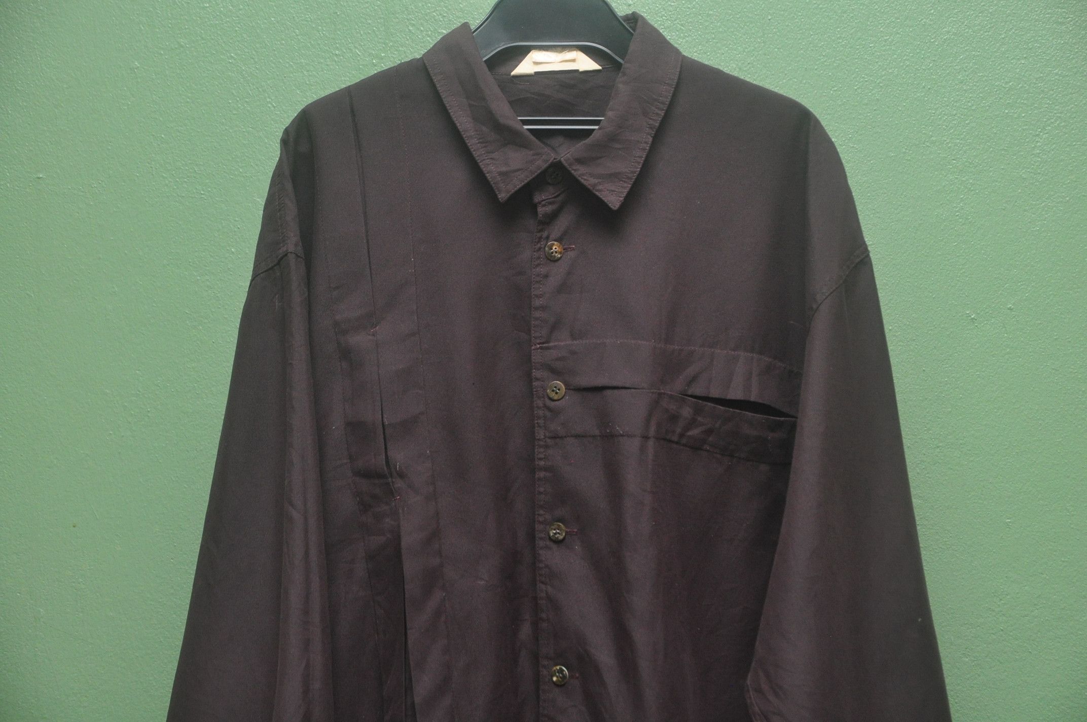 Japanese Brand Vintage Takezo Made In Japan Button Up Long Sleeve Size US L / EU 52-54 / 3 - 3 Thumbnail