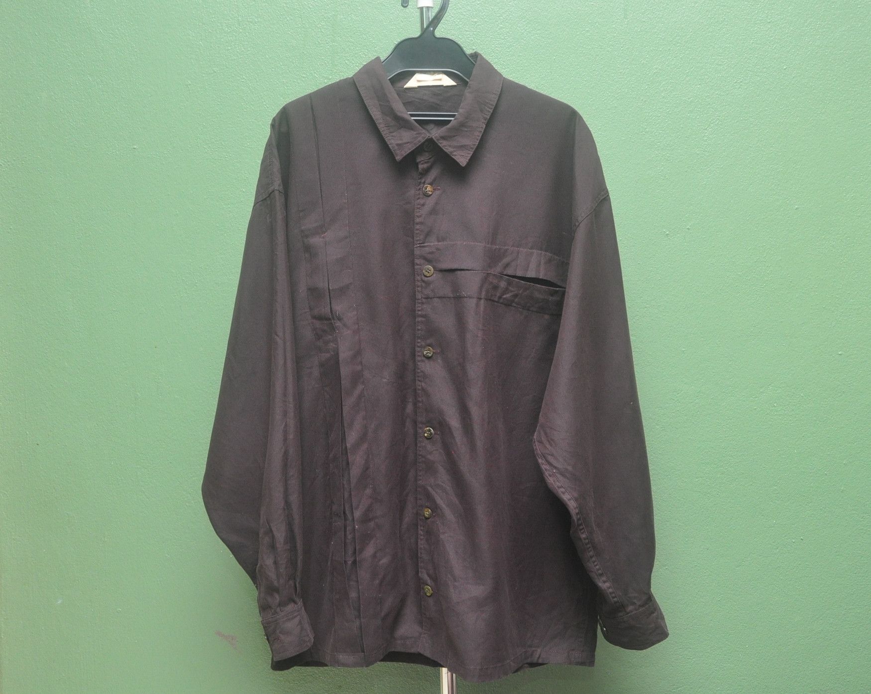 Japanese Brand Vintage Takezo Made In Japan Button Up Long Sleeve Size US L / EU 52-54 / 3 - 1 Thumbnail