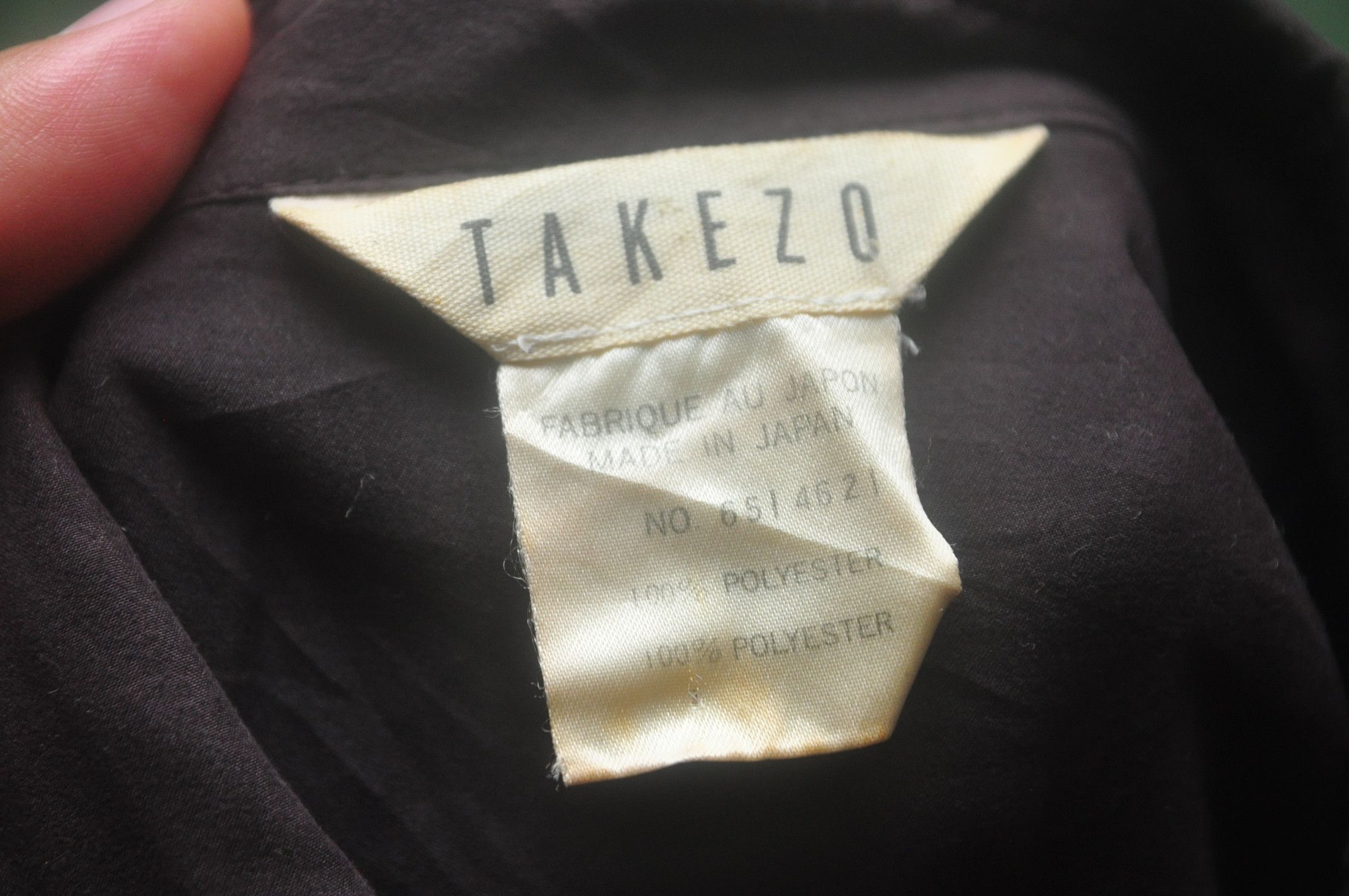 Japanese Brand Vintage Takezo Made In Japan Button Up Long Sleeve Size US L / EU 52-54 / 3 - 5 Thumbnail