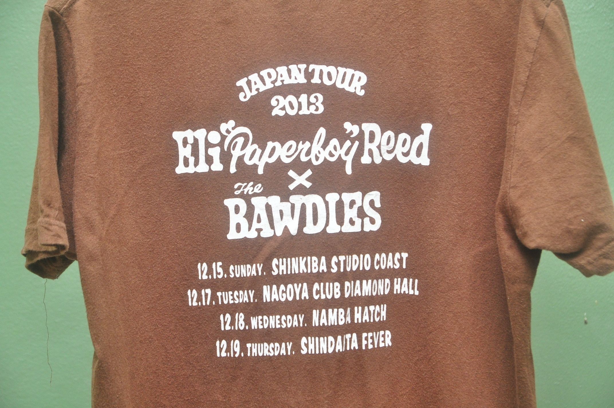 Band Tees Eli "Paperboy" Reed×THE BAWDIES JAPAN TOUR 2013 Size US M / EU 48-50 / 2 - 4 Thumbnail
