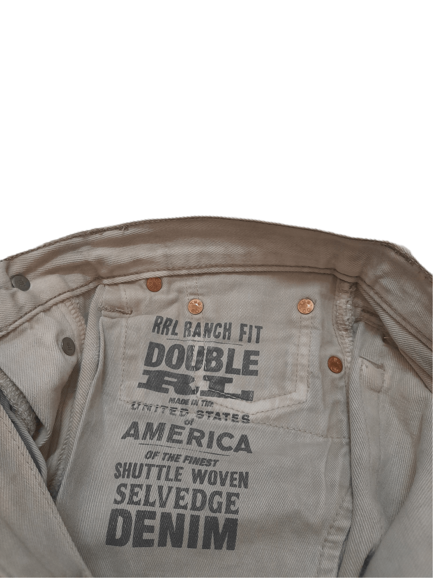 RRL Ralph Lauren RRL Polo Ralph Lauren Denim Selvedge Ranch Fit (E268) w26 Size US 26 / EU 42 - 9 Thumbnail