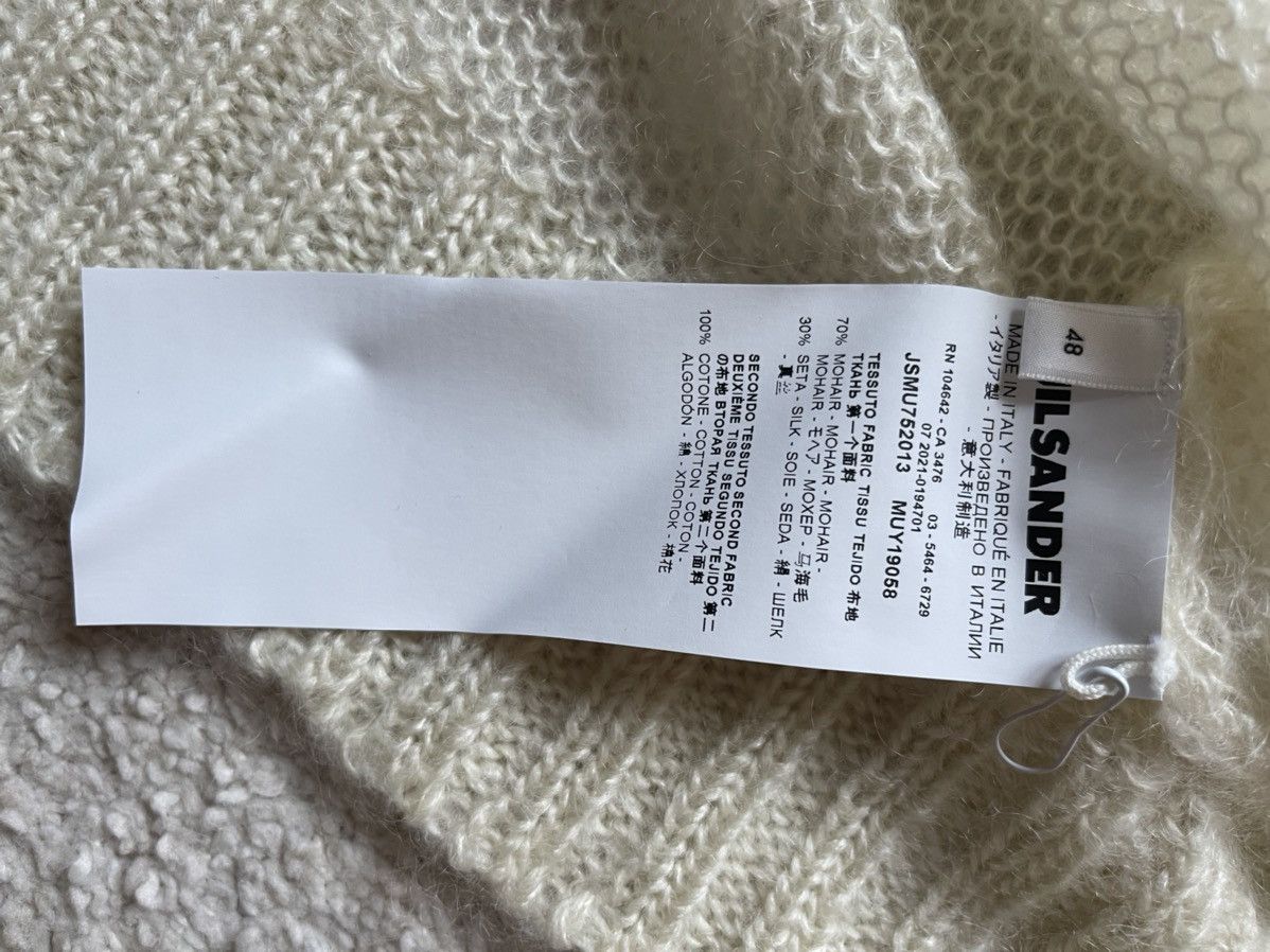 クー Jil Sander Mohair Silk Blend Knit with Longsleeve