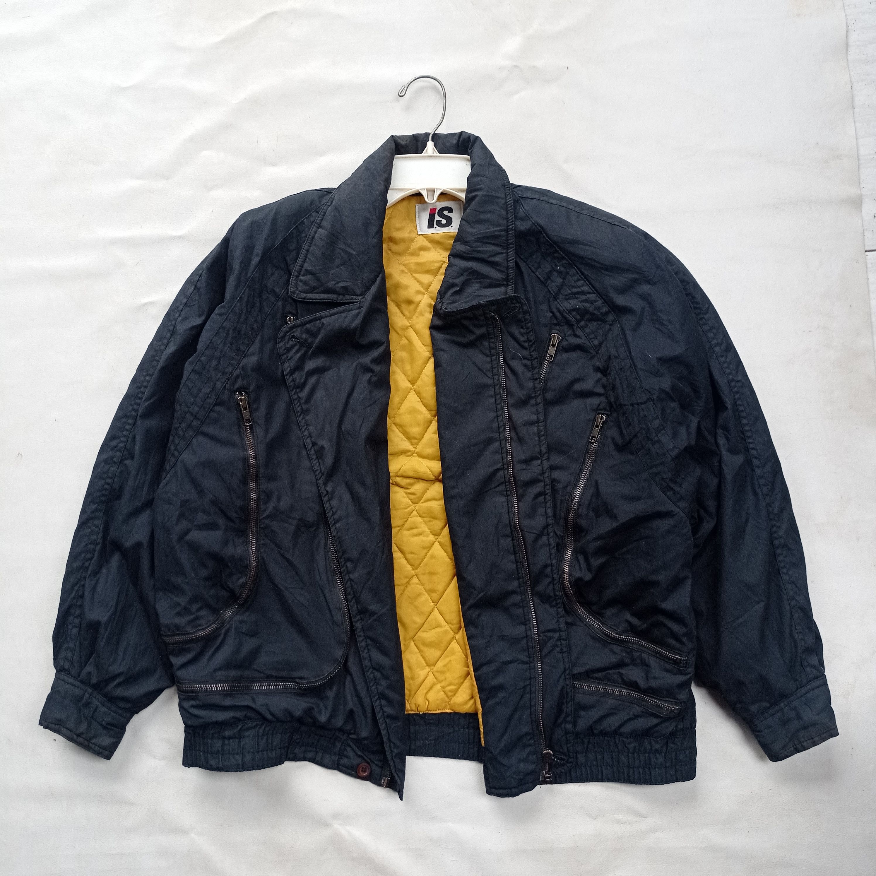 Issey Miyake 80s IS Issey Sport biker bomber jacket Size US L / EU 52-54 / 3 - 3 Thumbnail