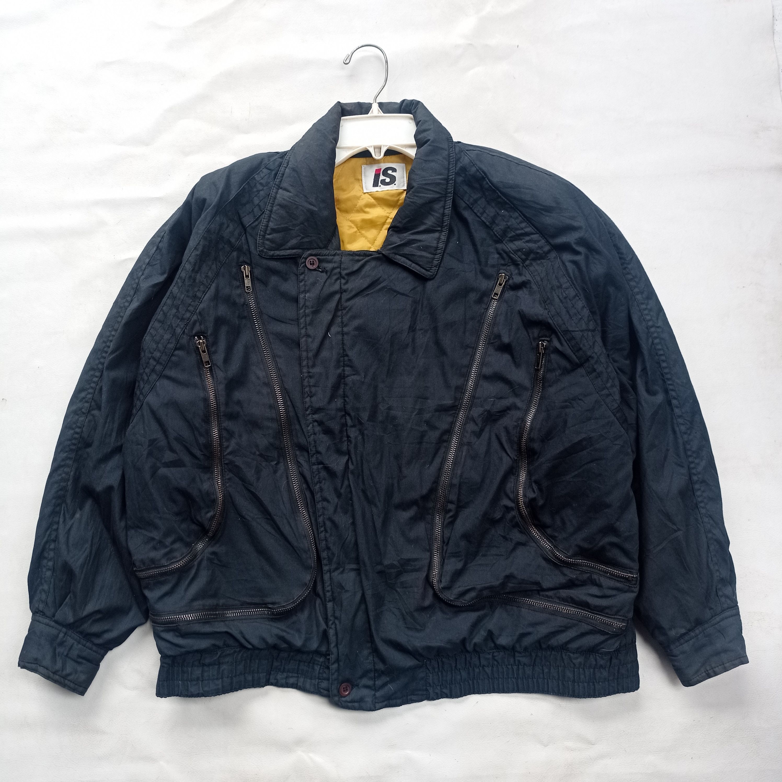 Issey Miyake 80s IS Issey Sport biker bomber jacket Size US L / EU 52-54 / 3 - 1 Thumbnail