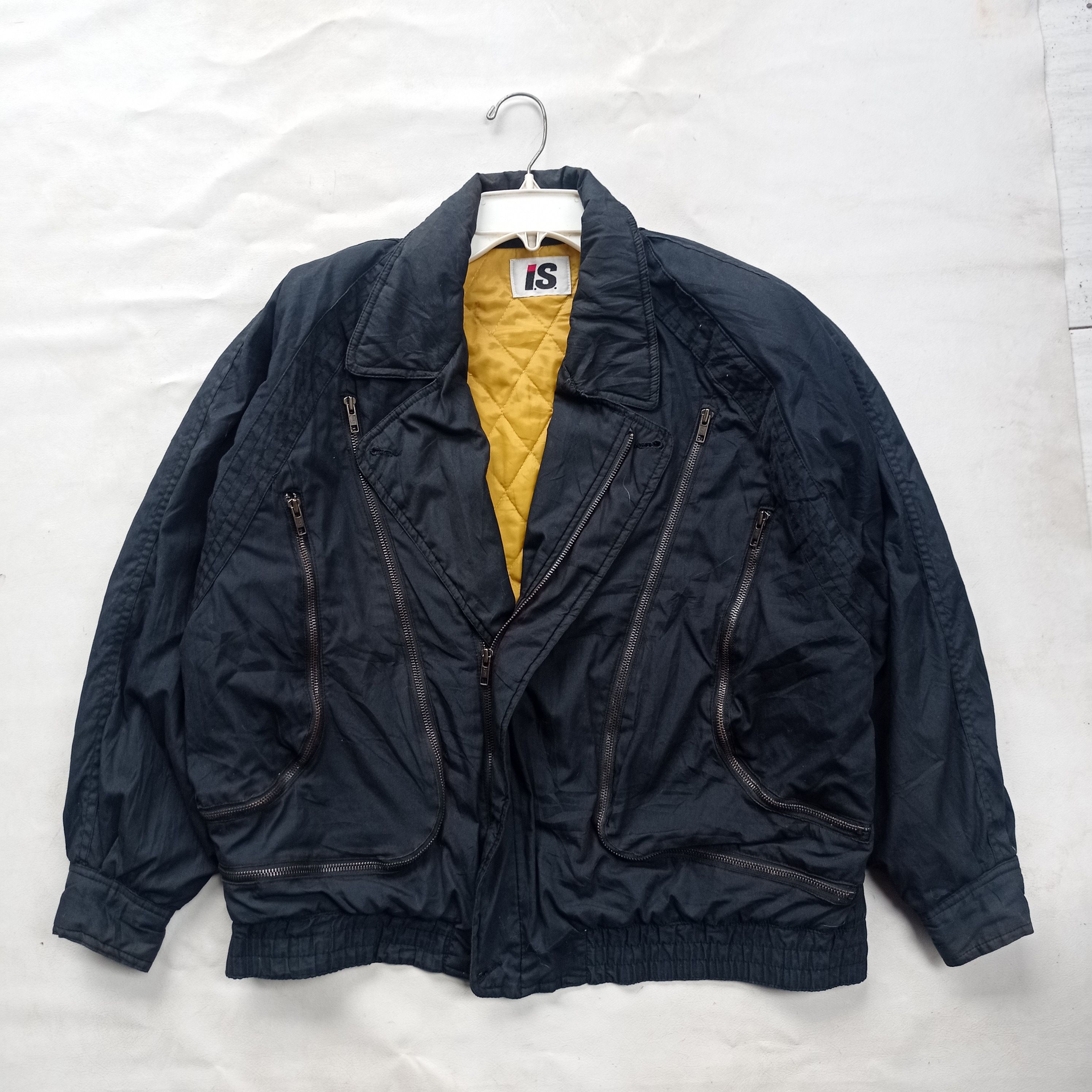 Issey Miyake 80s IS Issey Sport biker bomber jacket Size US L / EU 52-54 / 3 - 2 Thumbnail
