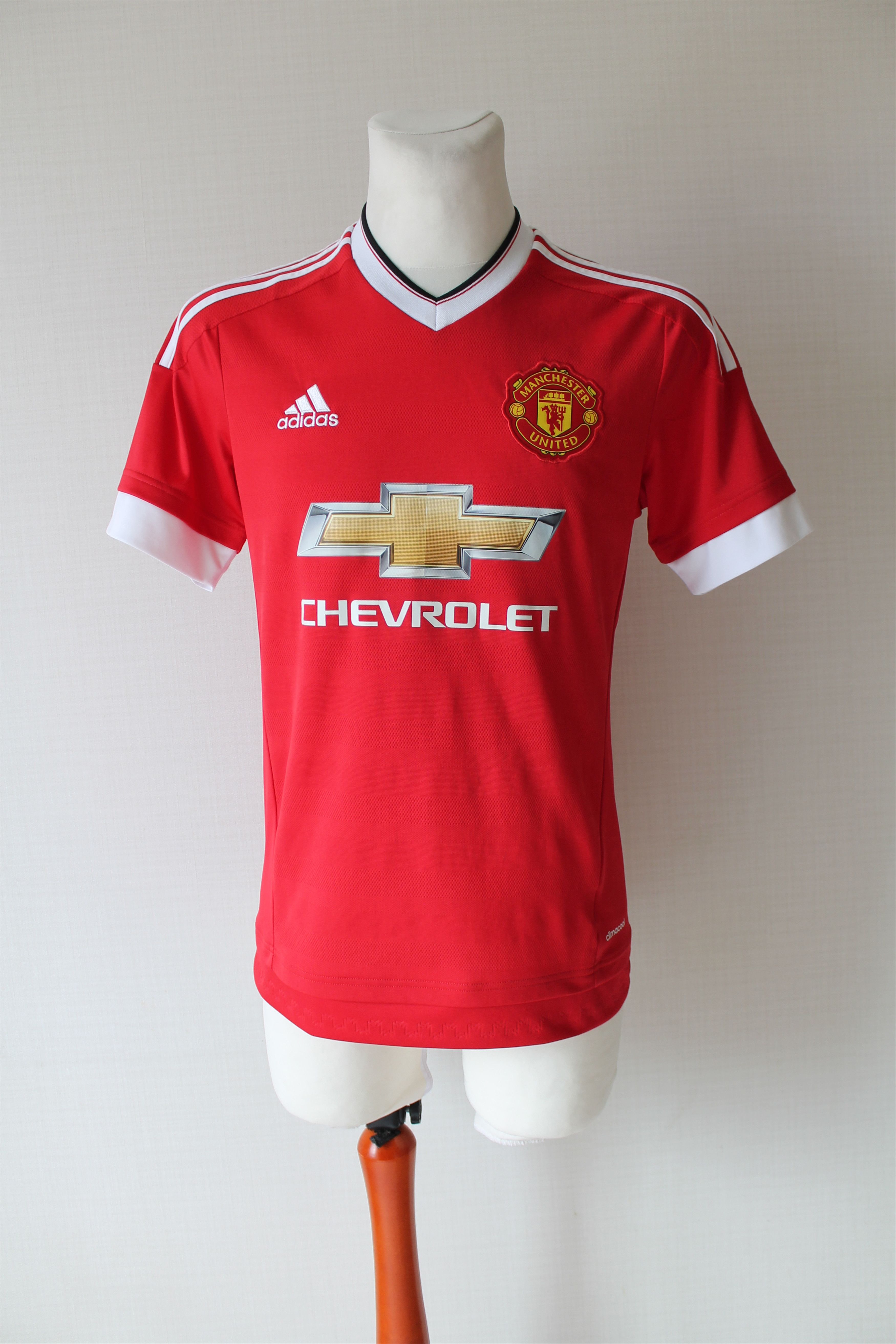 Adidas 2015 Manchester United MU Adidas Home Soccer Jersey Size US S / EU 44-46 / 1 - 11 Thumbnail
