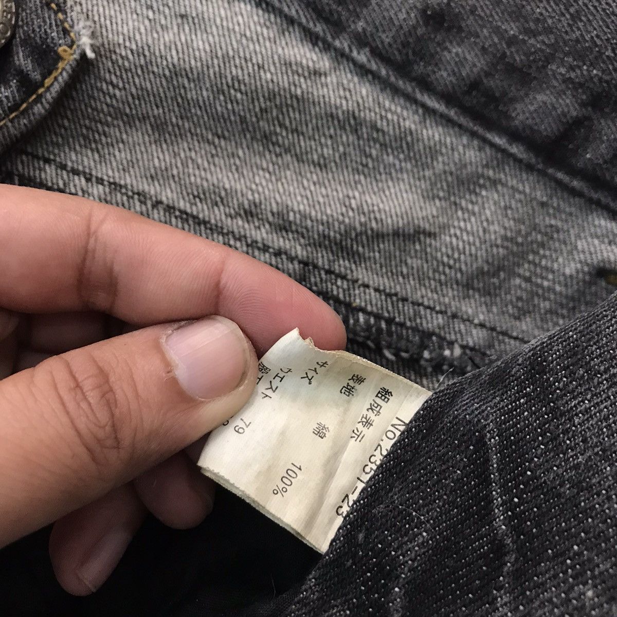 Japanese Brand × Seditionaries Vintage Bernings Black denim pank distressed Pants Size US 30 / EU 46 - 10 Thumbnail