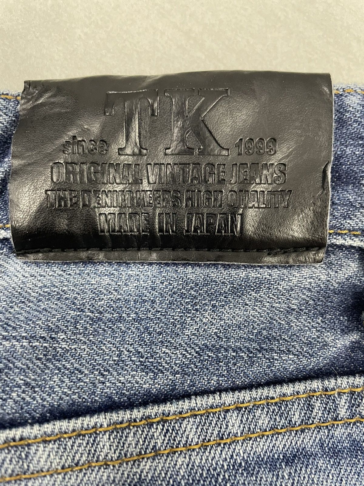 In The Attic Vintage Takeo Kekuchi Japan Distressed Jeans Size US 32 / EU 48 - 6 Thumbnail