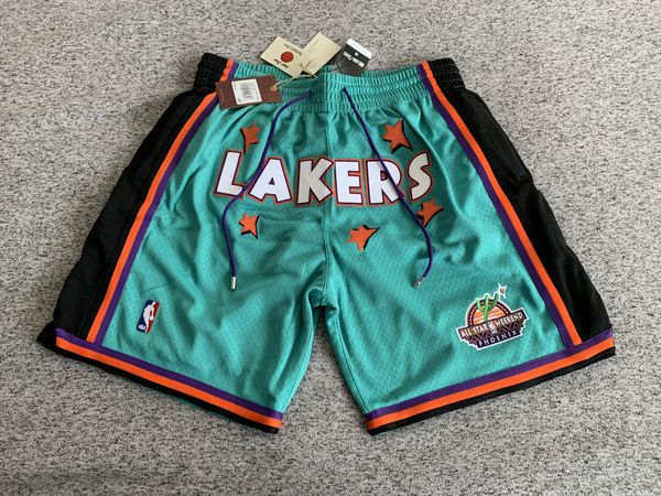 Just Don Just Don Rookie Shorts LA Lakers All Star 1995-96 Green