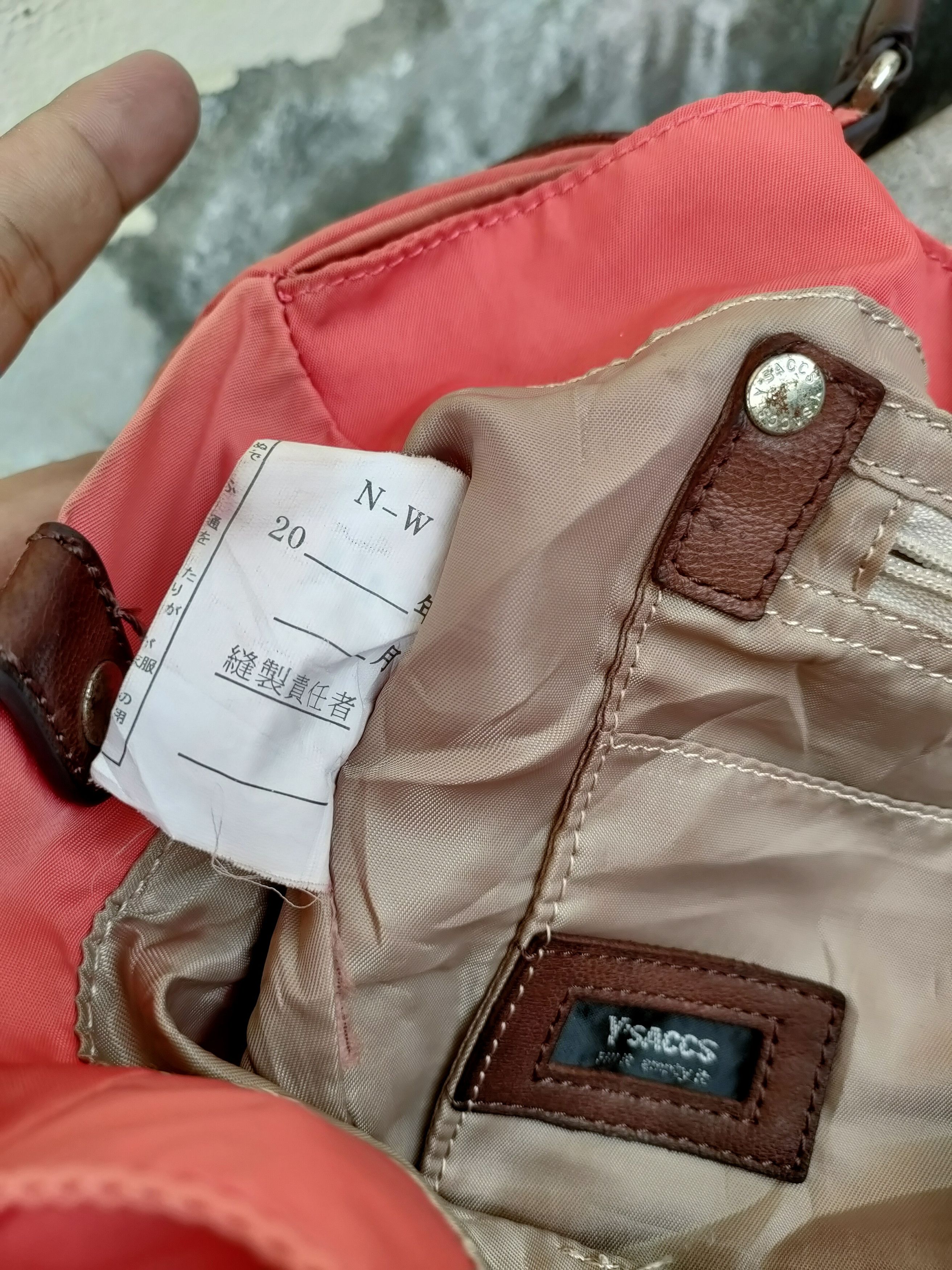 Designer × Japanese Brand × Yohji Yamamoto Y'saccs By Yohji Yamamoto Nylon Bag Size ONE SIZE - 7 Thumbnail