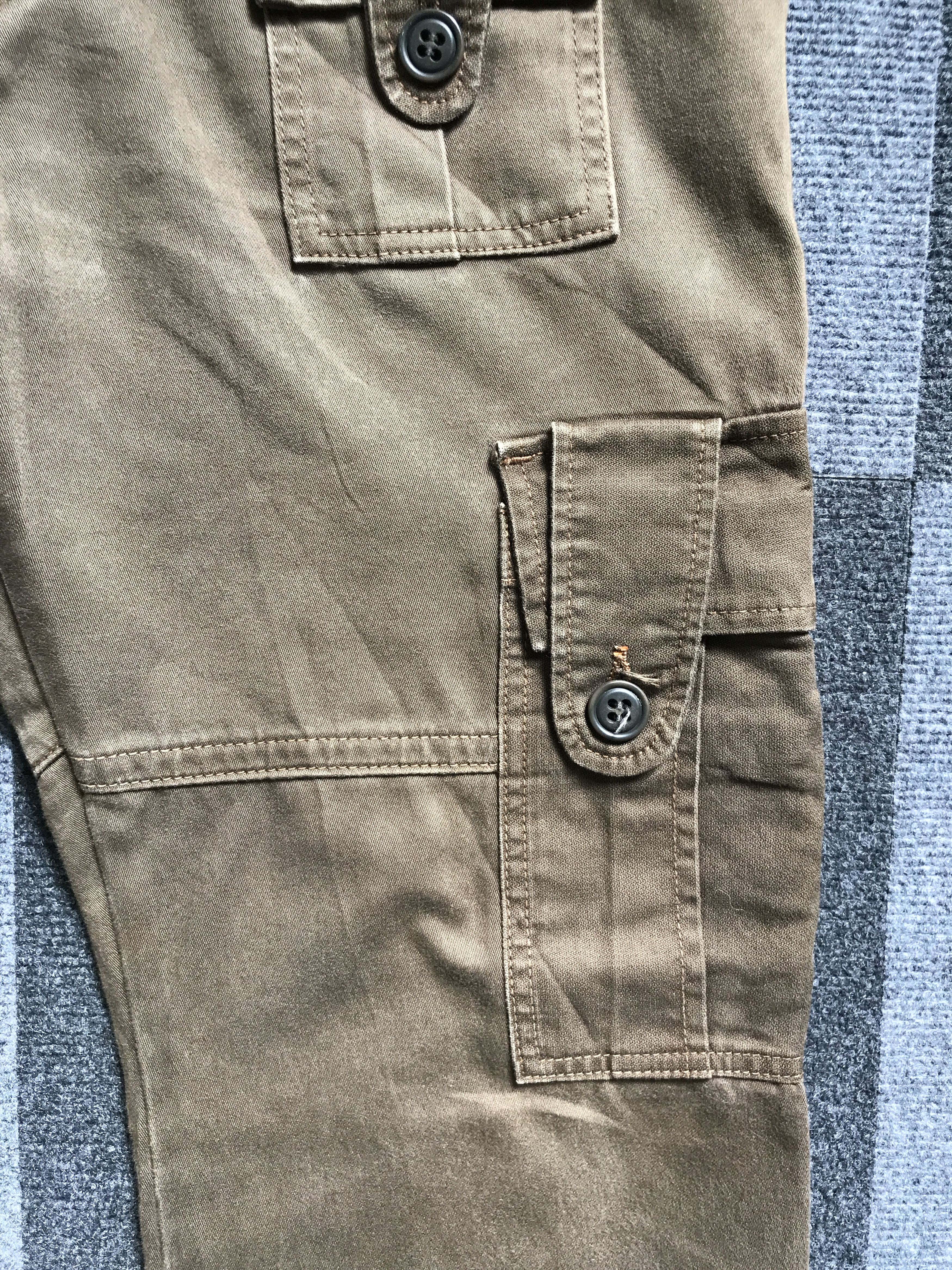 Japanese Brand CP111 REUHL Japan Tactical Pockets Ankle Zipper Cargo Pant Size US 34 / EU 50 - 9 Thumbnail