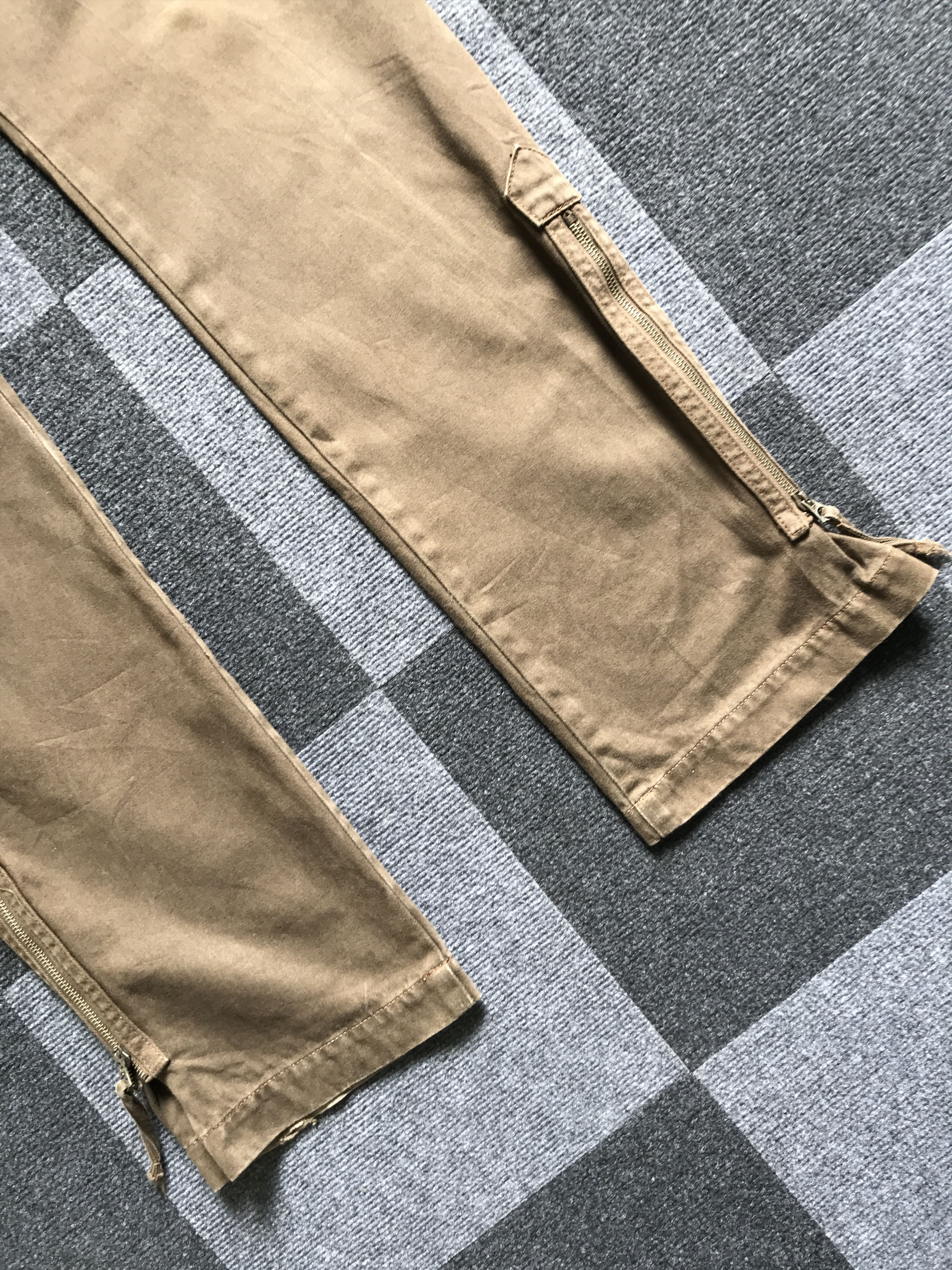 Japanese Brand CP111 REUHL Japan Tactical Pockets Ankle Zipper Cargo Pant Size US 34 / EU 50 - 6 Thumbnail