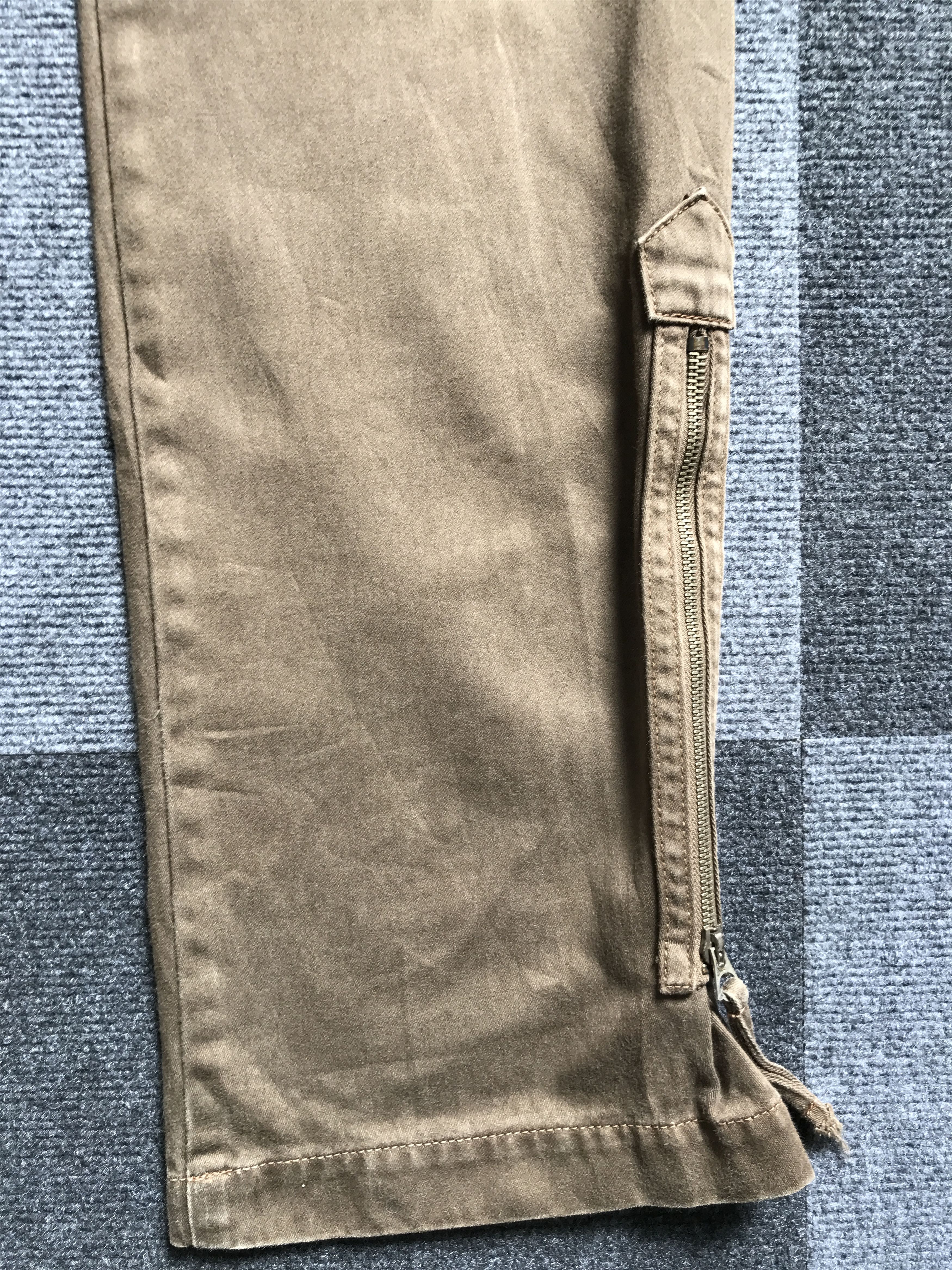 Japanese Brand CP111 REUHL Japan Tactical Pockets Ankle Zipper Cargo Pant Size US 34 / EU 50 - 8 Thumbnail