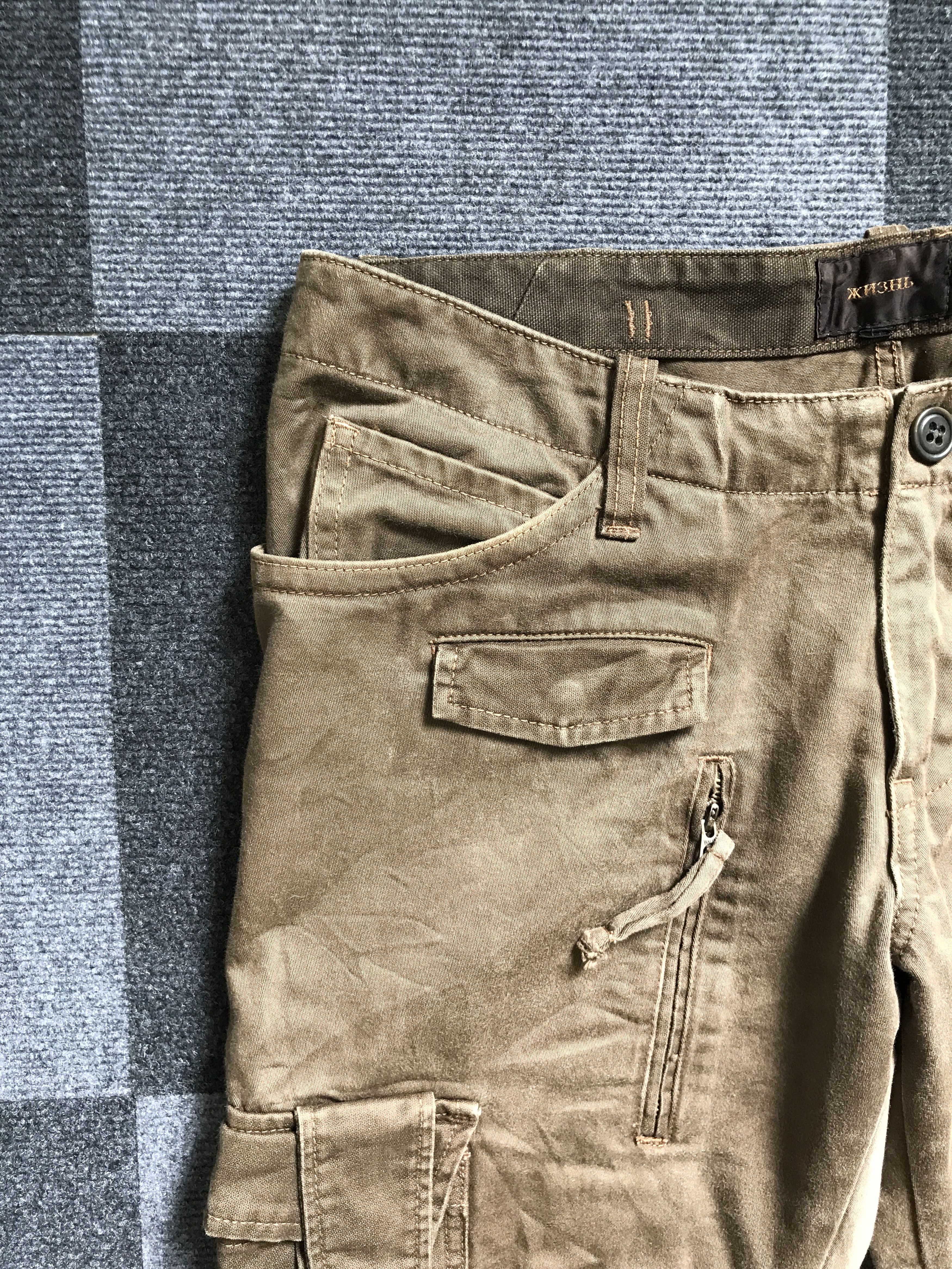 Japanese Brand CP111 REUHL Japan Tactical Pockets Ankle Zipper Cargo Pant Size US 34 / EU 50 - 12 Thumbnail