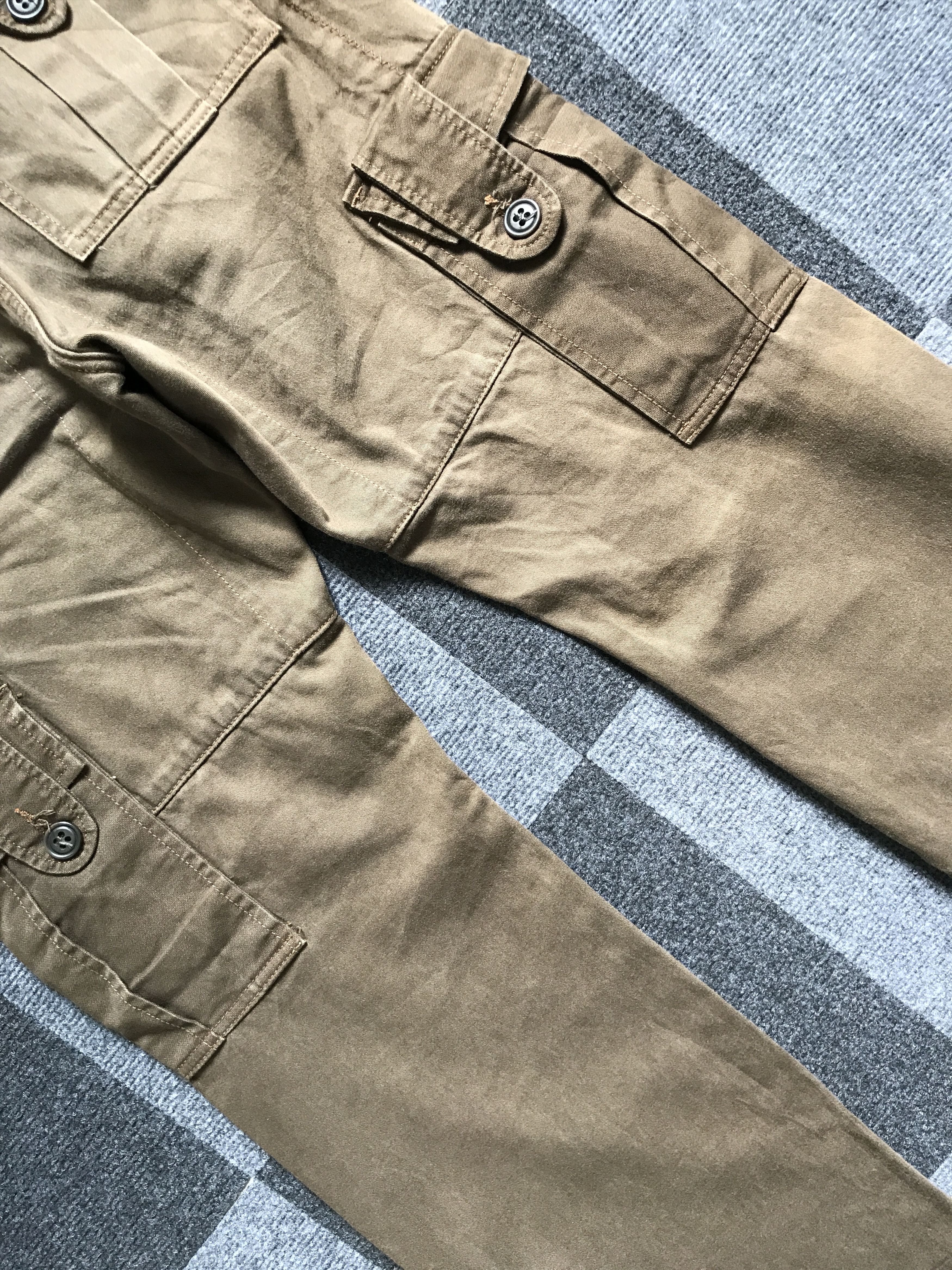 Japanese Brand CP111 REUHL Japan Tactical Pockets Ankle Zipper Cargo Pant Size US 34 / EU 50 - 17 Thumbnail