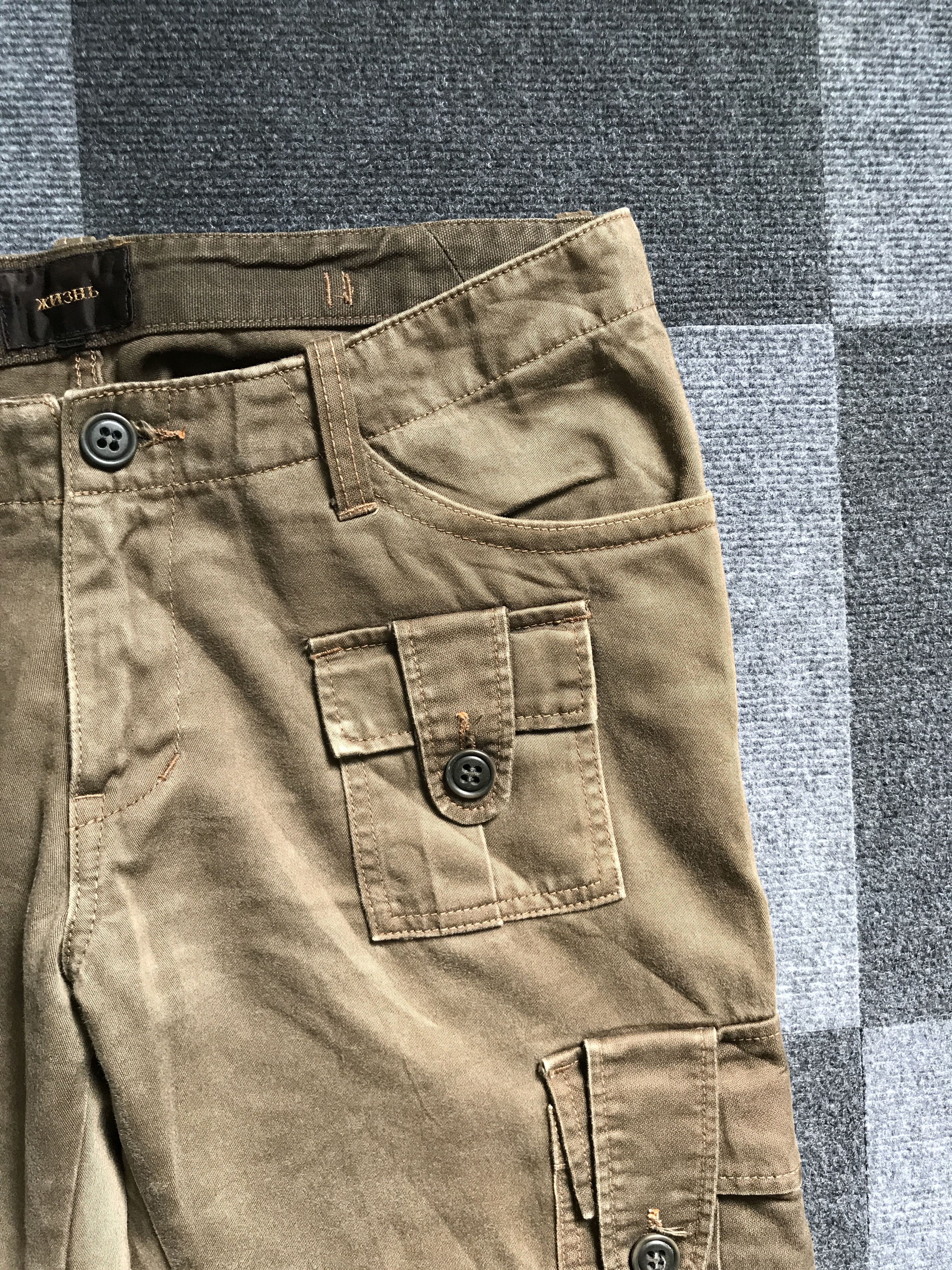Japanese Brand CP111 REUHL Japan Tactical Pockets Ankle Zipper Cargo Pant Size US 34 / EU 50 - 13 Thumbnail
