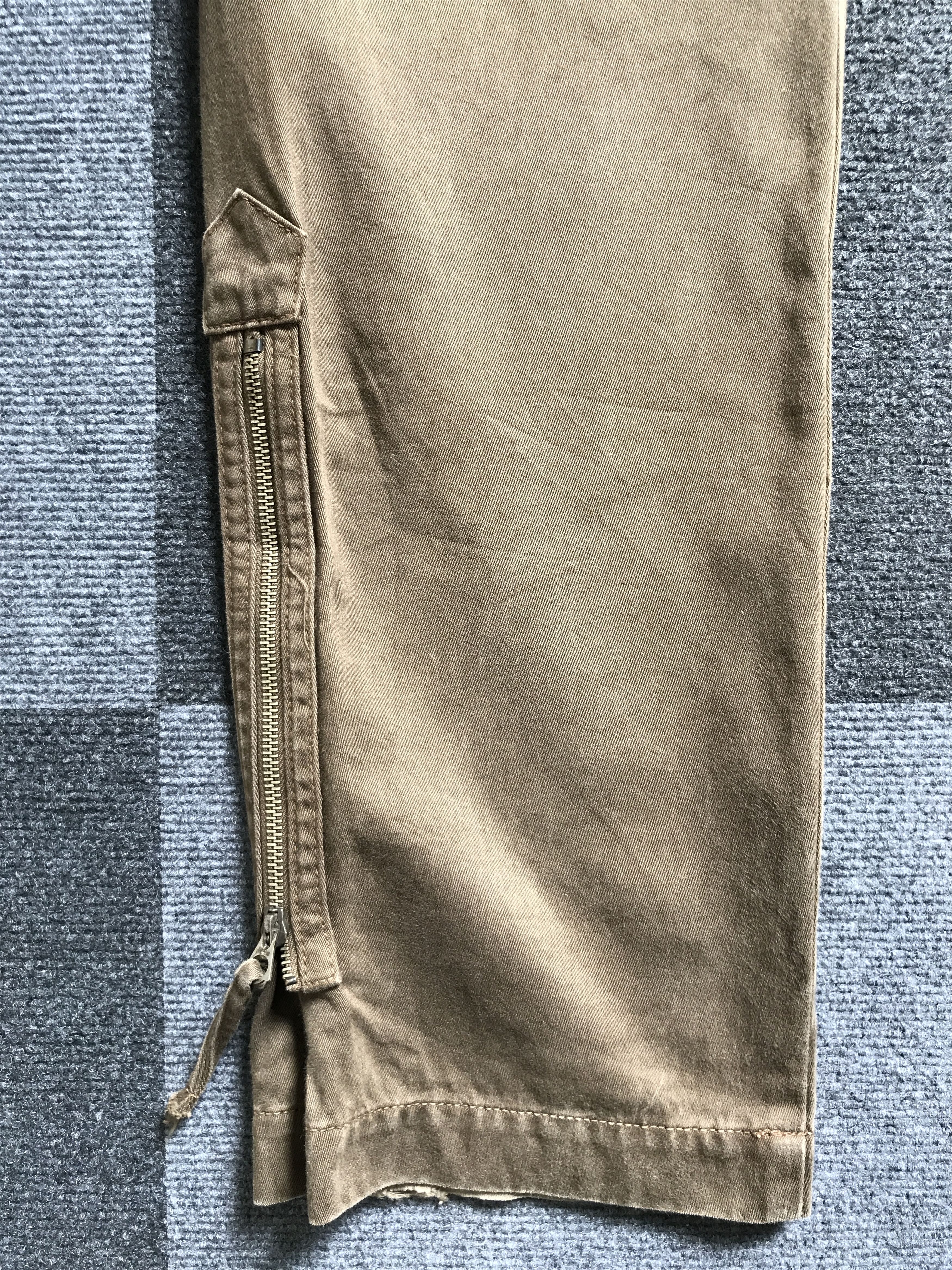 Japanese Brand CP111 REUHL Japan Tactical Pockets Ankle Zipper Cargo Pant Size US 34 / EU 50 - 7 Thumbnail