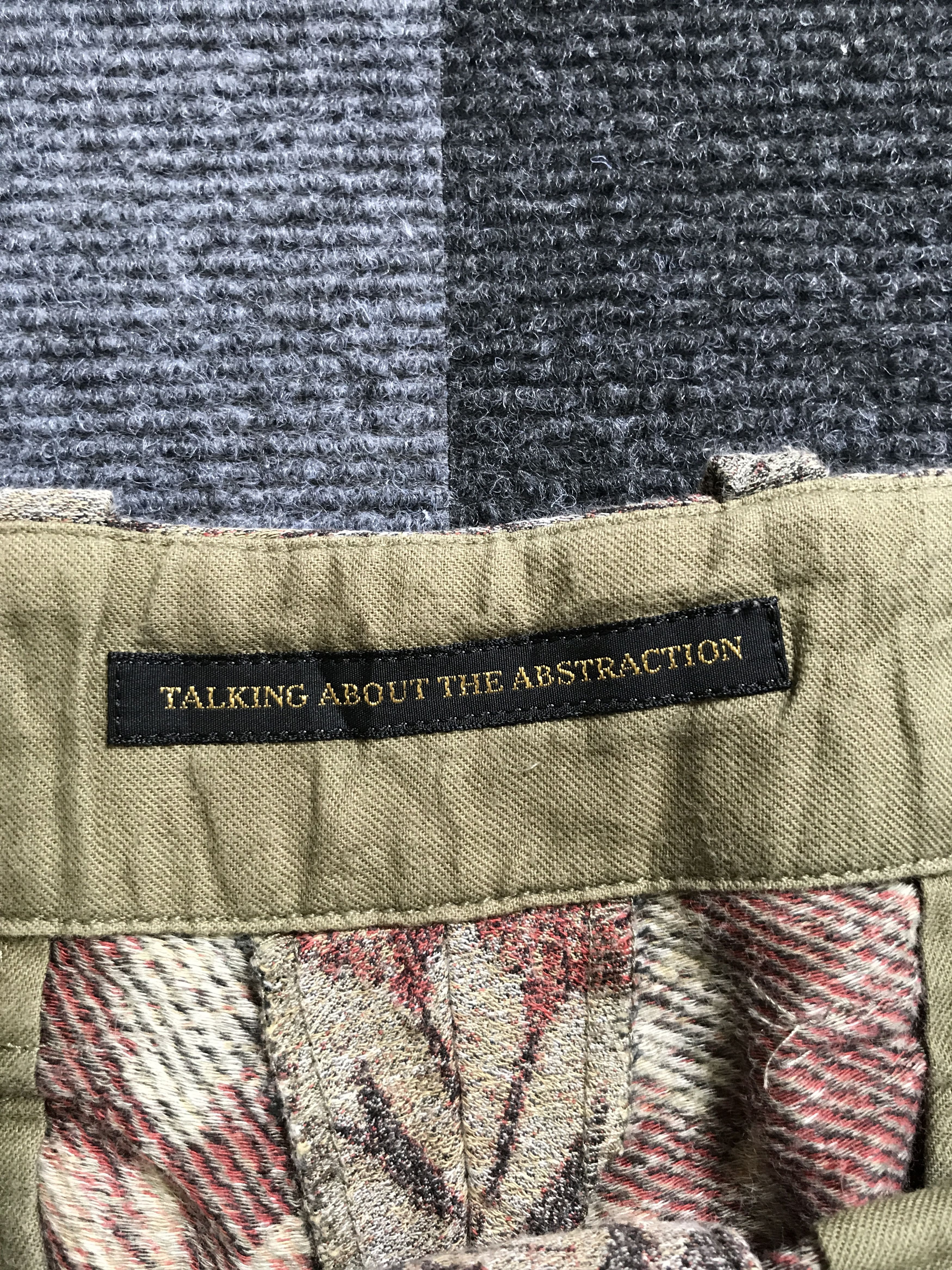 Designer CP112 TALKING ABOUT THE ABSTRACTION Artisanal Cargo Pant Size US 30 / EU 46 - 6 Thumbnail