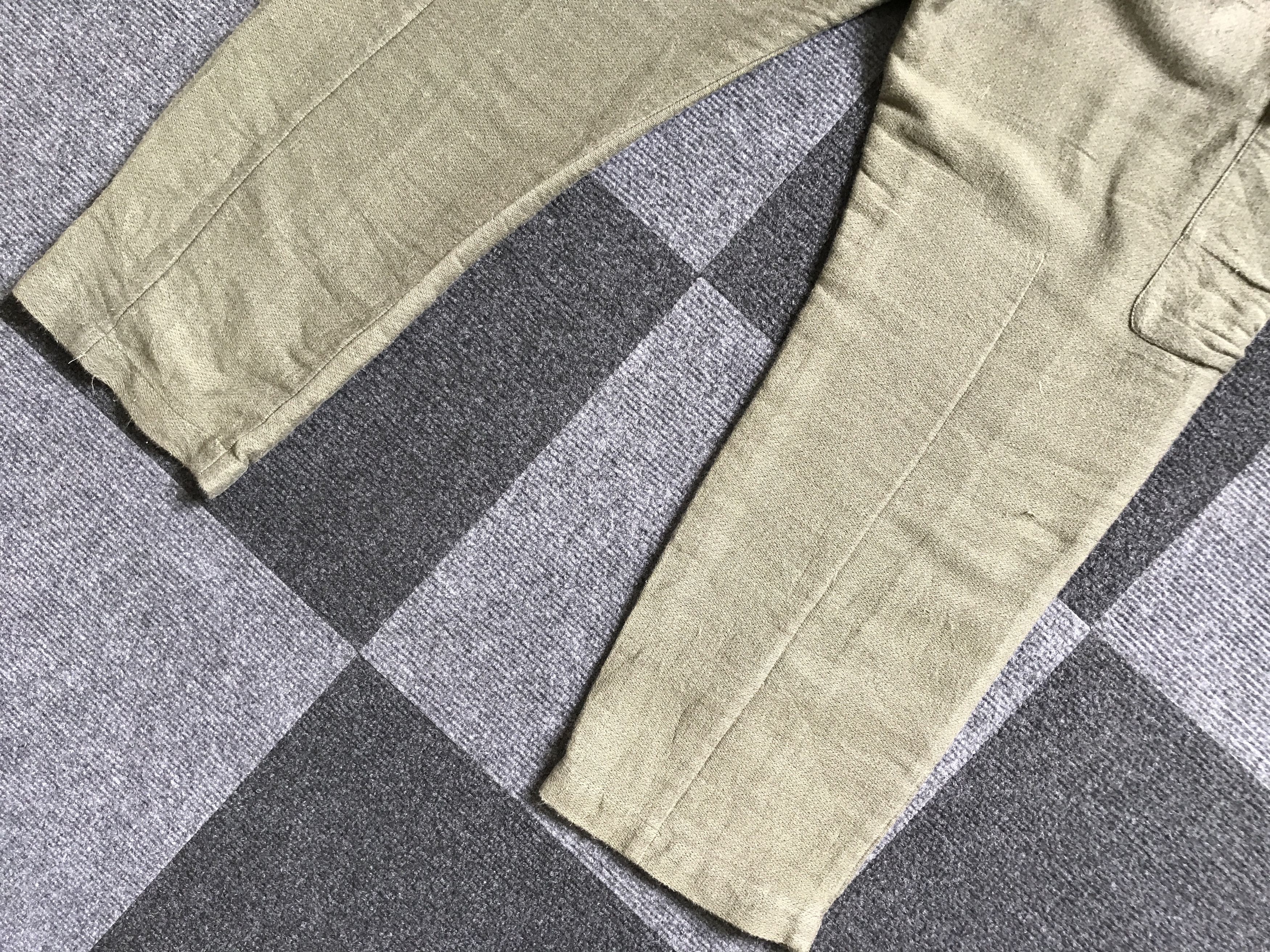 Designer CP112 TALKING ABOUT THE ABSTRACTION Artisanal Cargo Pant Size US 30 / EU 46 - 9 Thumbnail