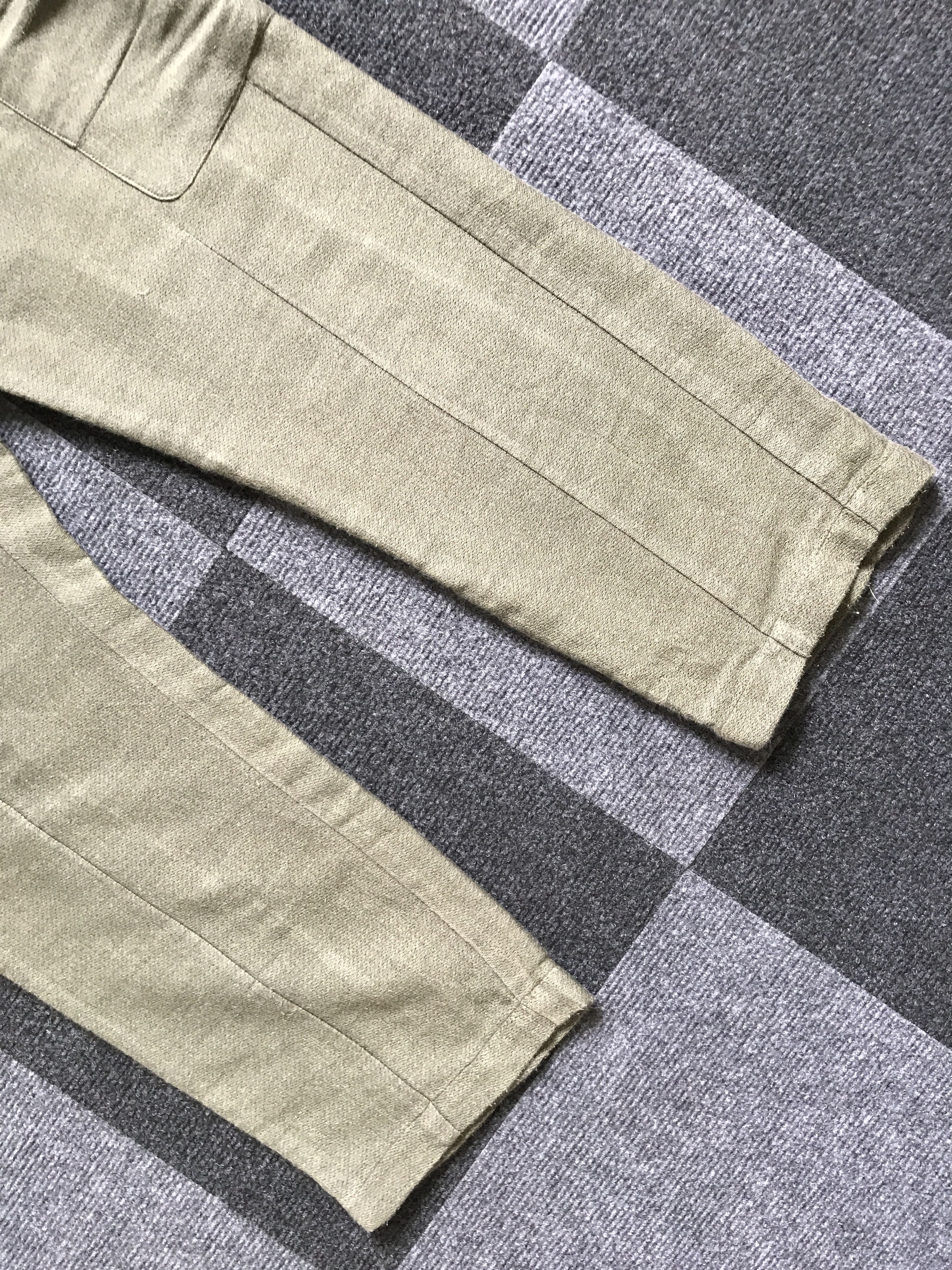 Designer CP112 TALKING ABOUT THE ABSTRACTION Artisanal Cargo Pant Size US 30 / EU 46 - 4 Thumbnail