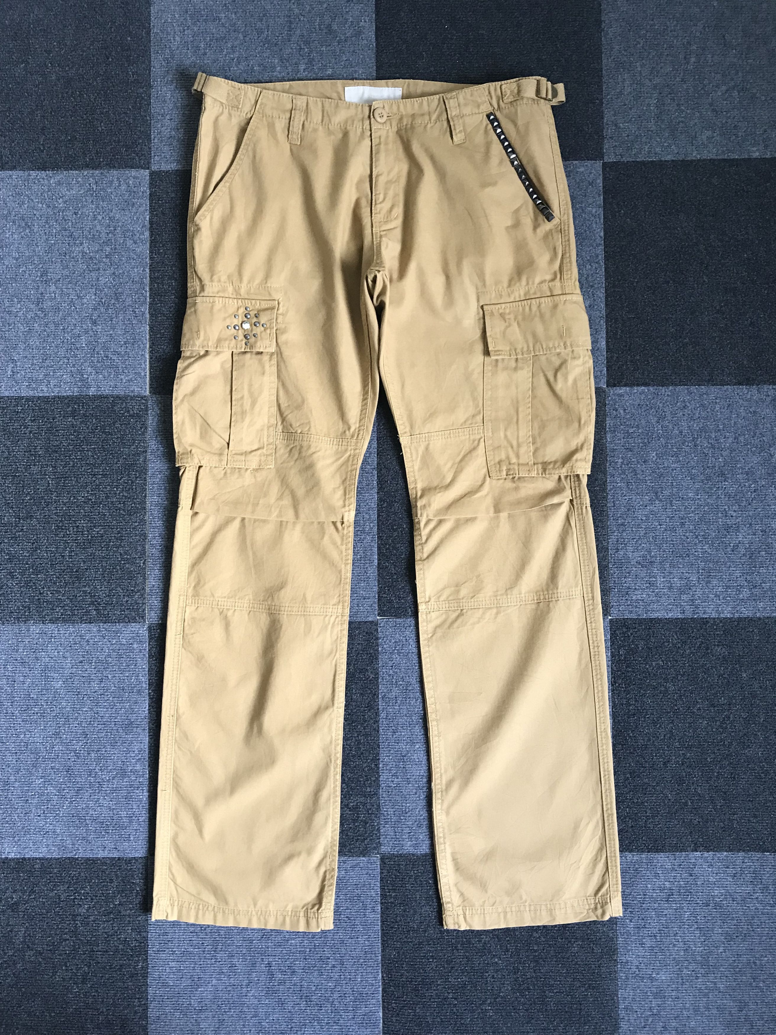 image of Cp113 Neutralinfinity Japan Military Spiky Cargo Pant in Khakis, Men's (Size 34)