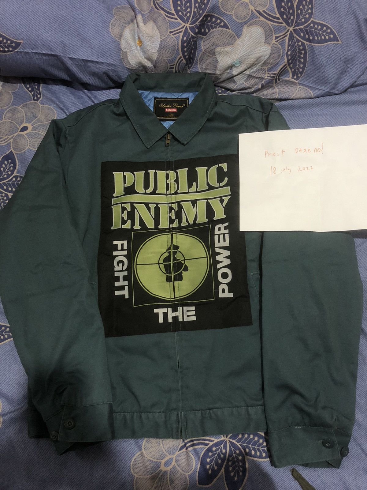 Supreme public enemy work jacket online