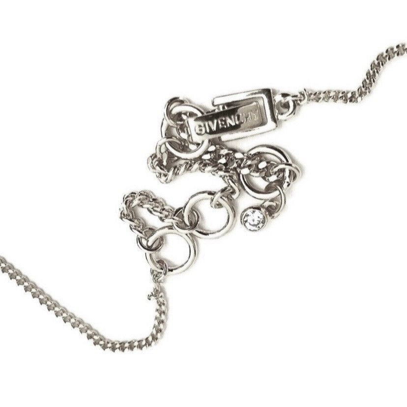 Givenchy RARE GIVENCHY SILVER CHAIN NECKLACE Size ONE SIZE - 3 Thumbnail