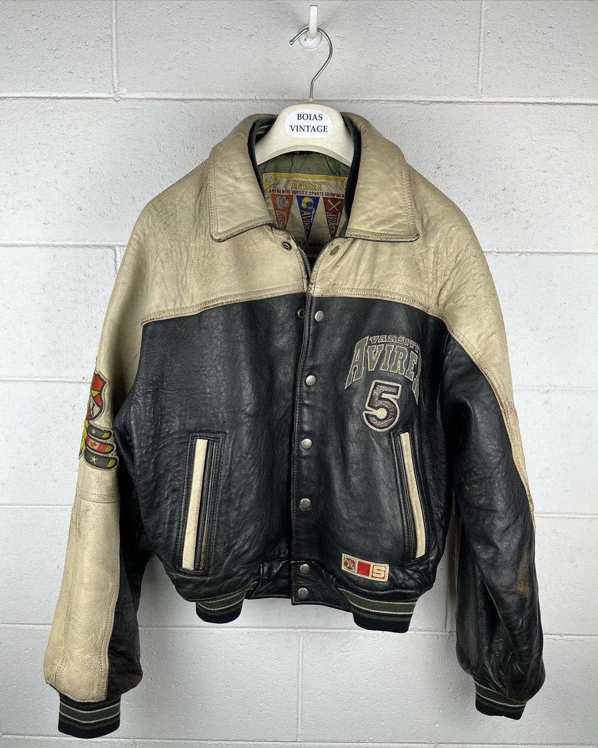 Avirex × Vintage Avirex Wild Bears Leather Jacket Vintage Avirex × Vintage Avirex Wild Bears Leather Jacket Vintage