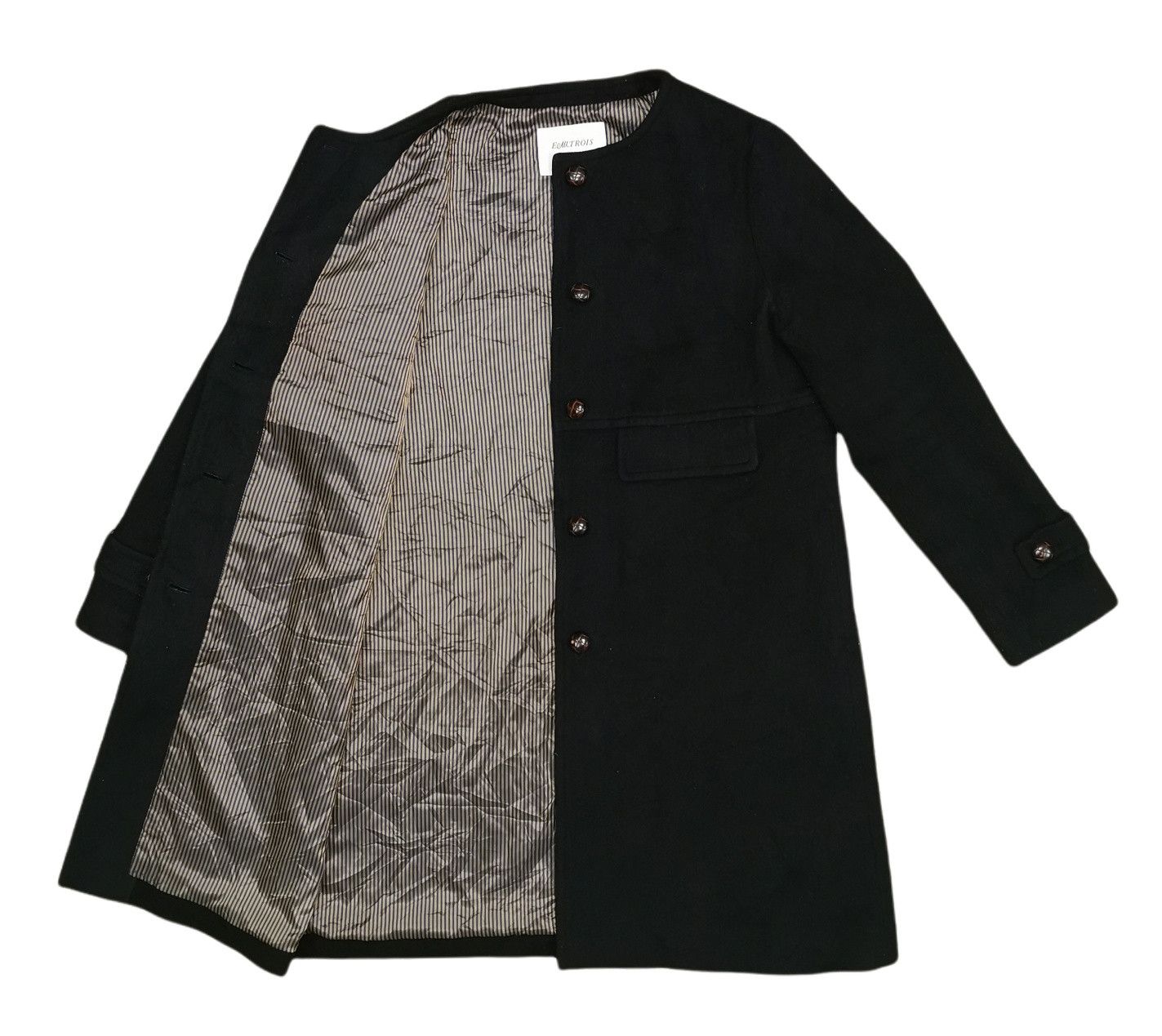 Designer × Japanese Brand × Vintage Eemtrois Vetements Wool Long Jacket Size S / US 4 / IT 40 - 8 Thumbnail