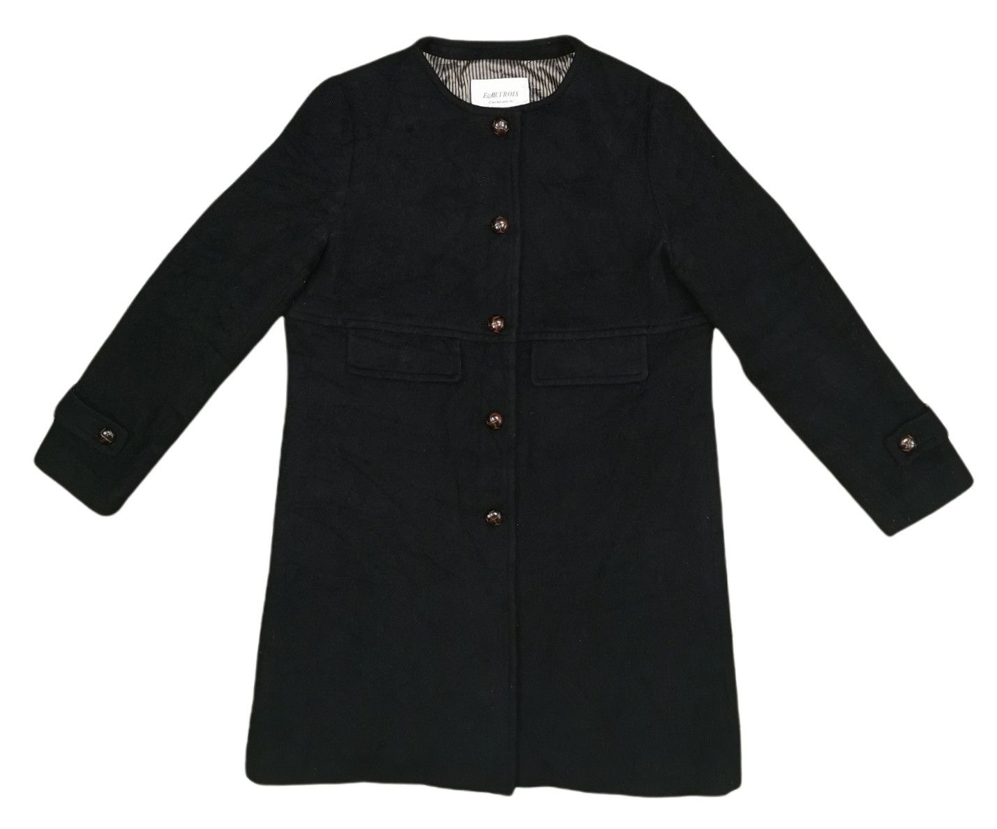 Designer × Japanese Brand × Vintage Eemtrois Vetements Wool Long Jacket Size S / US 4 / IT 40 - 1 Thumbnail