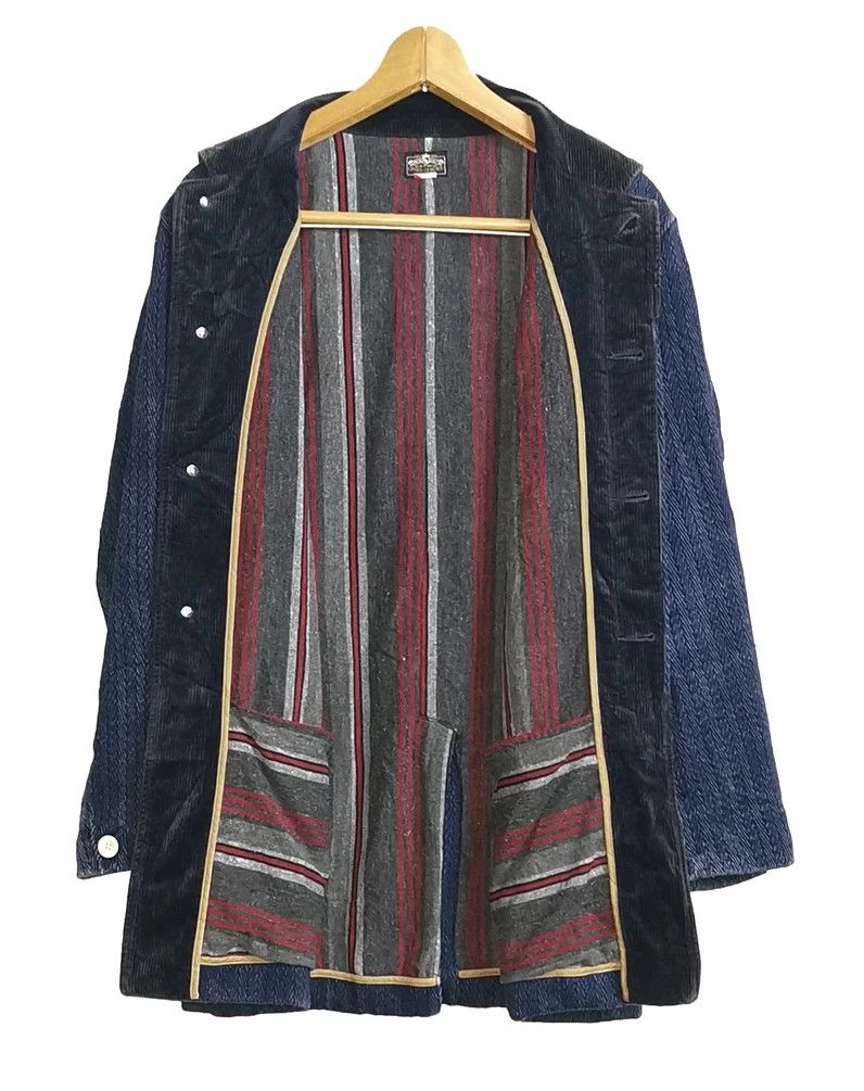 Japanese Brand Ones Stroke Indigo Harringbone coat Size US M / EU 48-50 / 2 - 5 Thumbnail