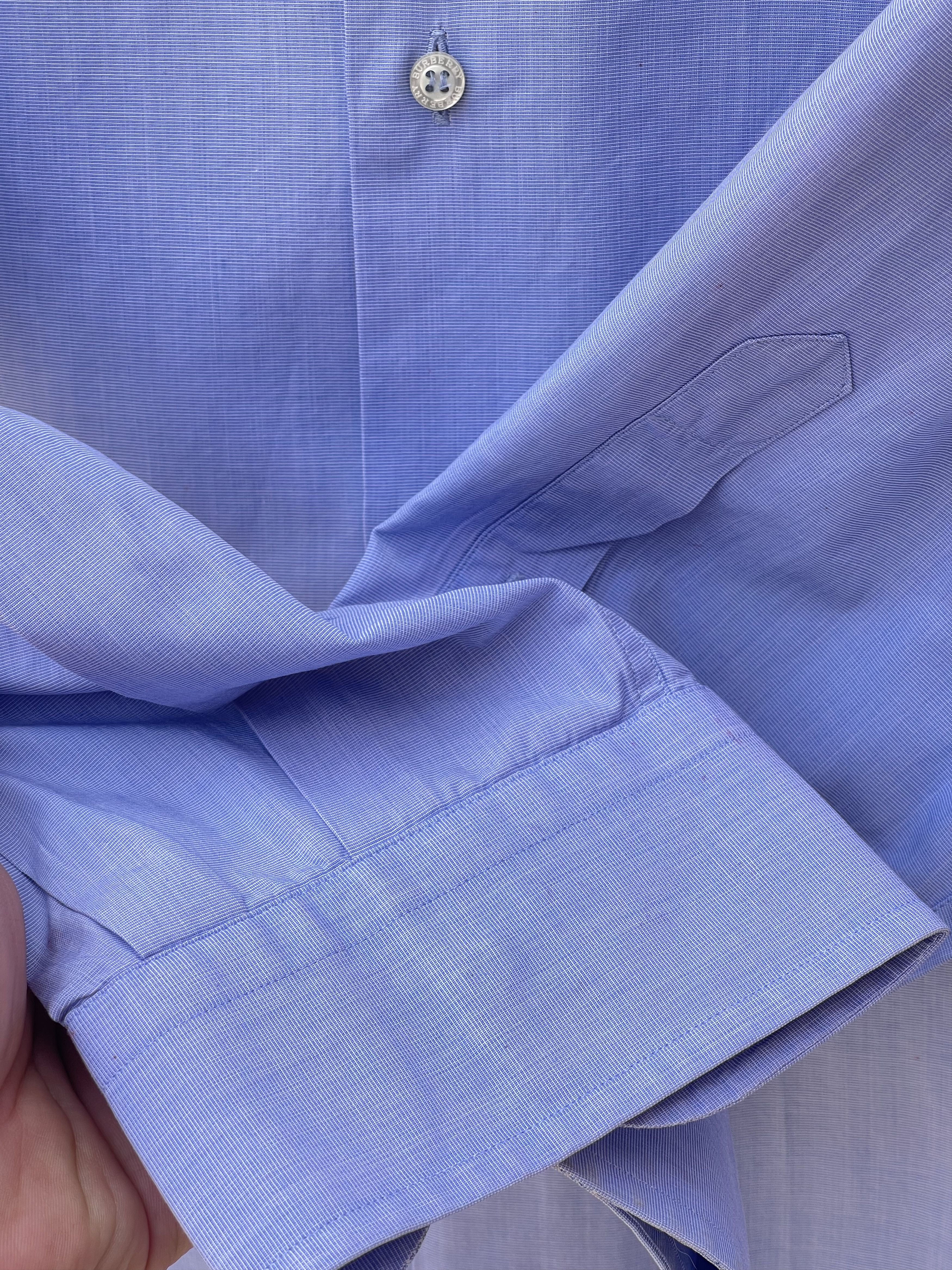 Burberry 🔥 blue Burberry London shirt size true xl luxury classic Size US XL / EU 56 / 4 - 5 Thumbnail