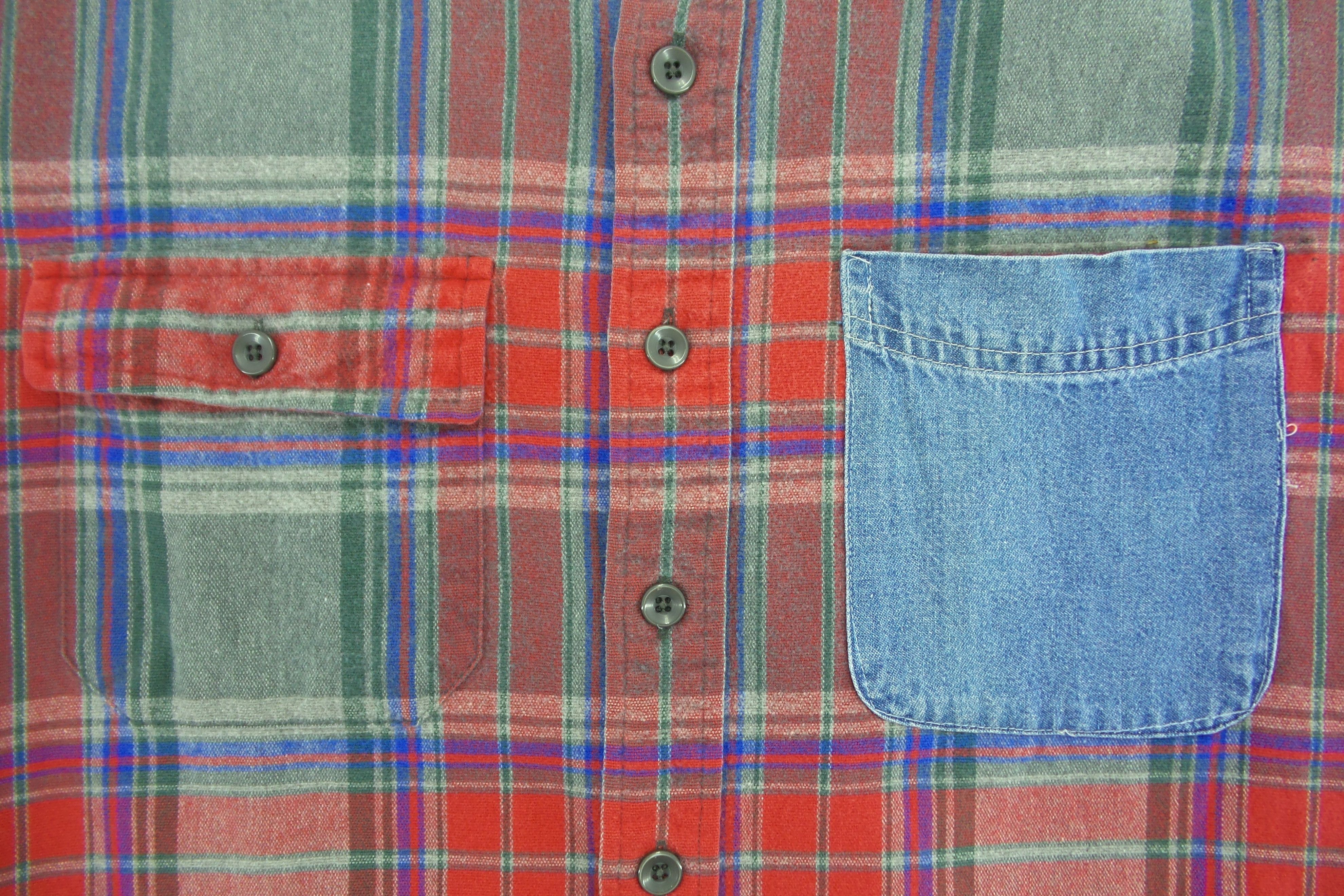L.L. Bean L.L. Bean Double Pockets Checkered Shirts Size US L / EU 52-54 / 3 - 4 Thumbnail