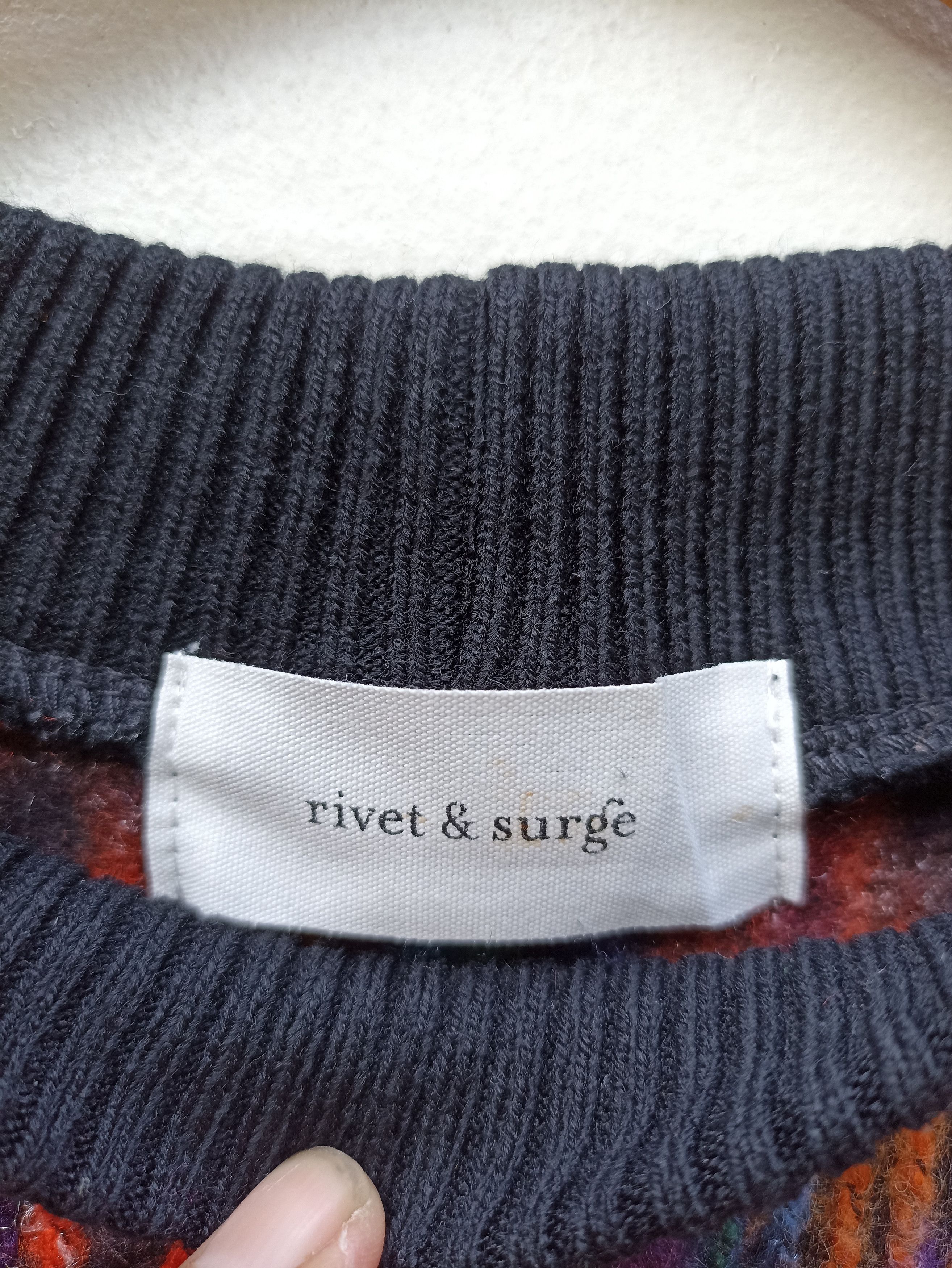 Japanese Brand Rivet & Surge sweatshirt coogi design Size US M / EU 48-50 / 2 - 7 Thumbnail