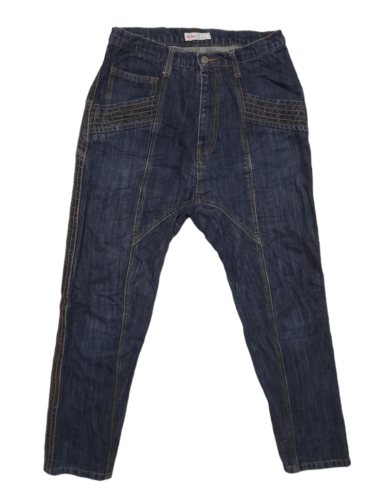 Issey Miyake Ne -Net Issey Miyake Designer Denim DropCrotch (E272) Size US 28 / EU 44 - 7 Thumbnail