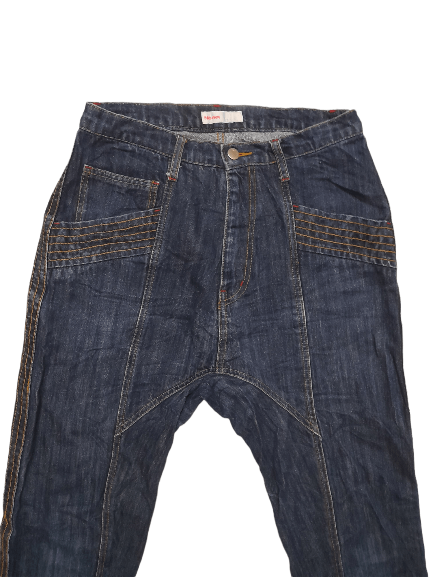 Issey Miyake Ne -Net Issey Miyake Designer Denim DropCrotch (E272) Size US 28 / EU 44 - 8 Thumbnail