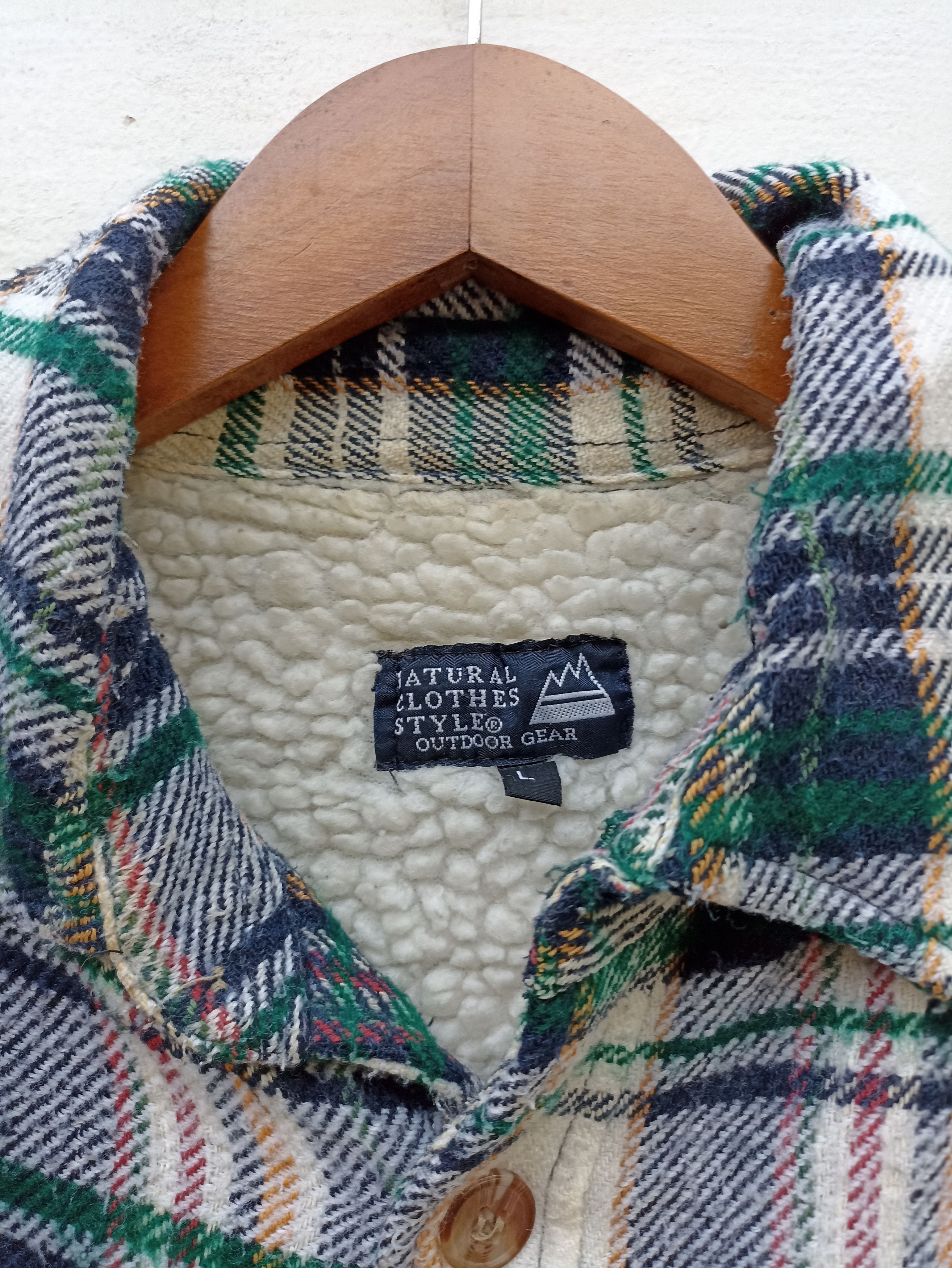 Flannel Natural Clothes Style Outdoor Gear Flannel Jacket Size US L / EU 52-54 / 3 - 5 Thumbnail
