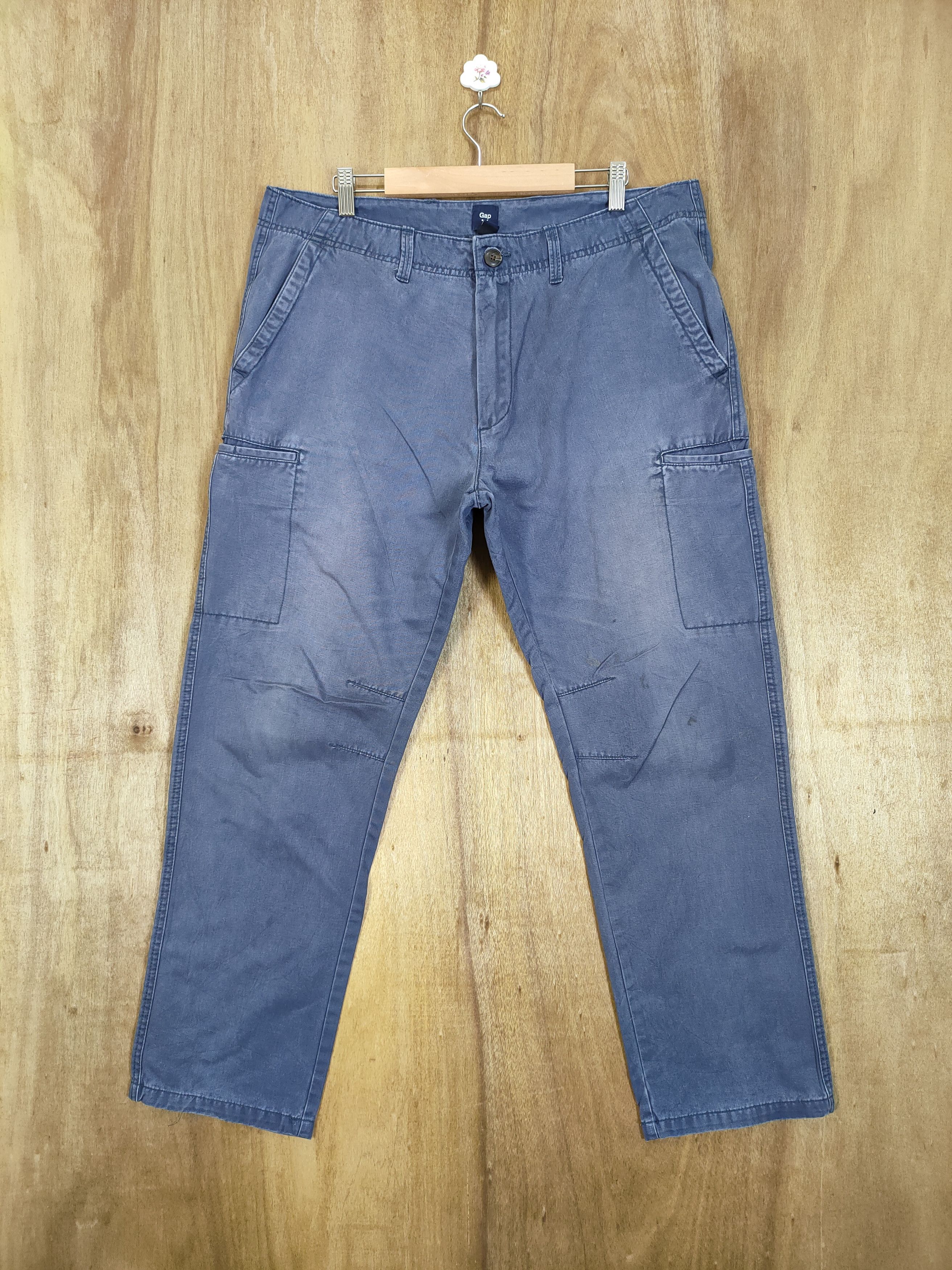 Gap × Vintage VINTAGE GAP FADED CARGO PANTS Size US 36 / EU 52 - 1 Thumbnail