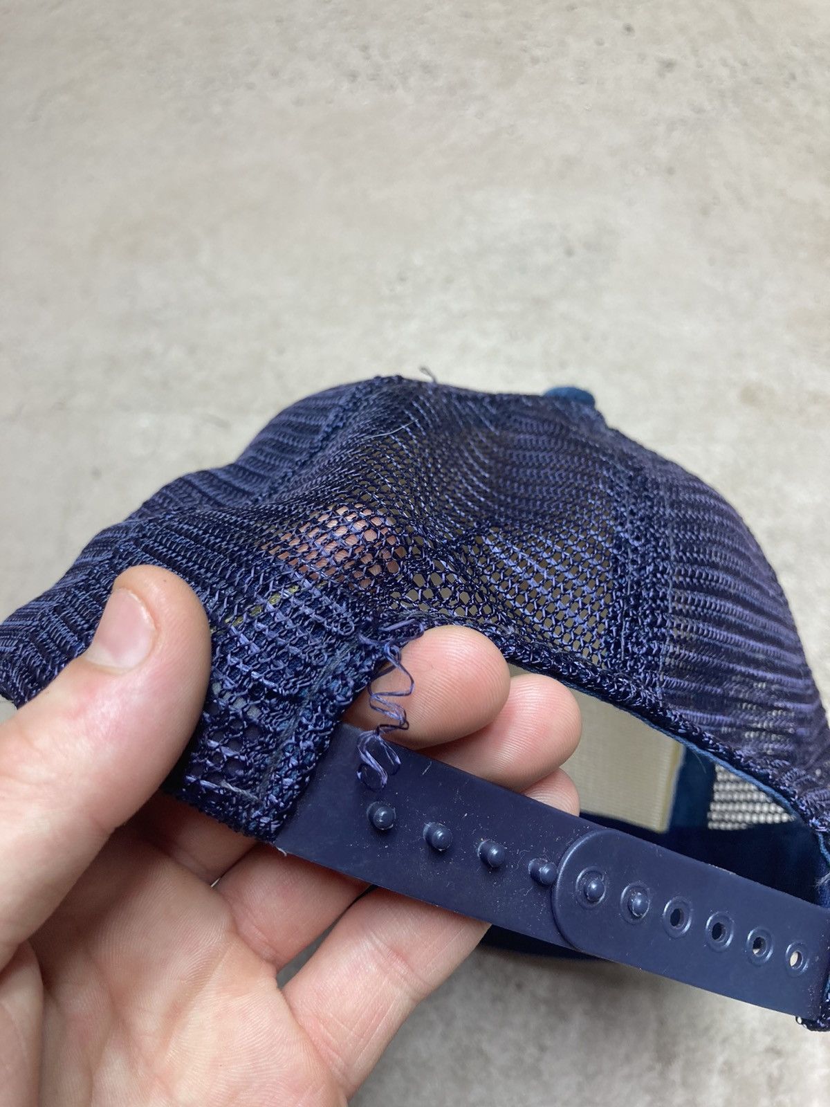 Vintage Vintage trucker hat mesh cap rope Jose Cuervo tequila navy Size ONE SIZE - 6 Thumbnail